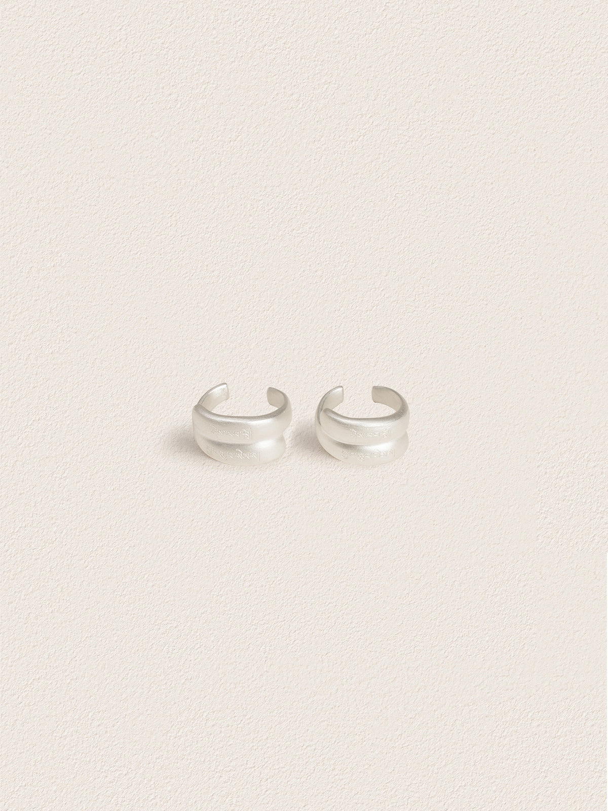 Compassion Embracing Wisdom Ear Cuff