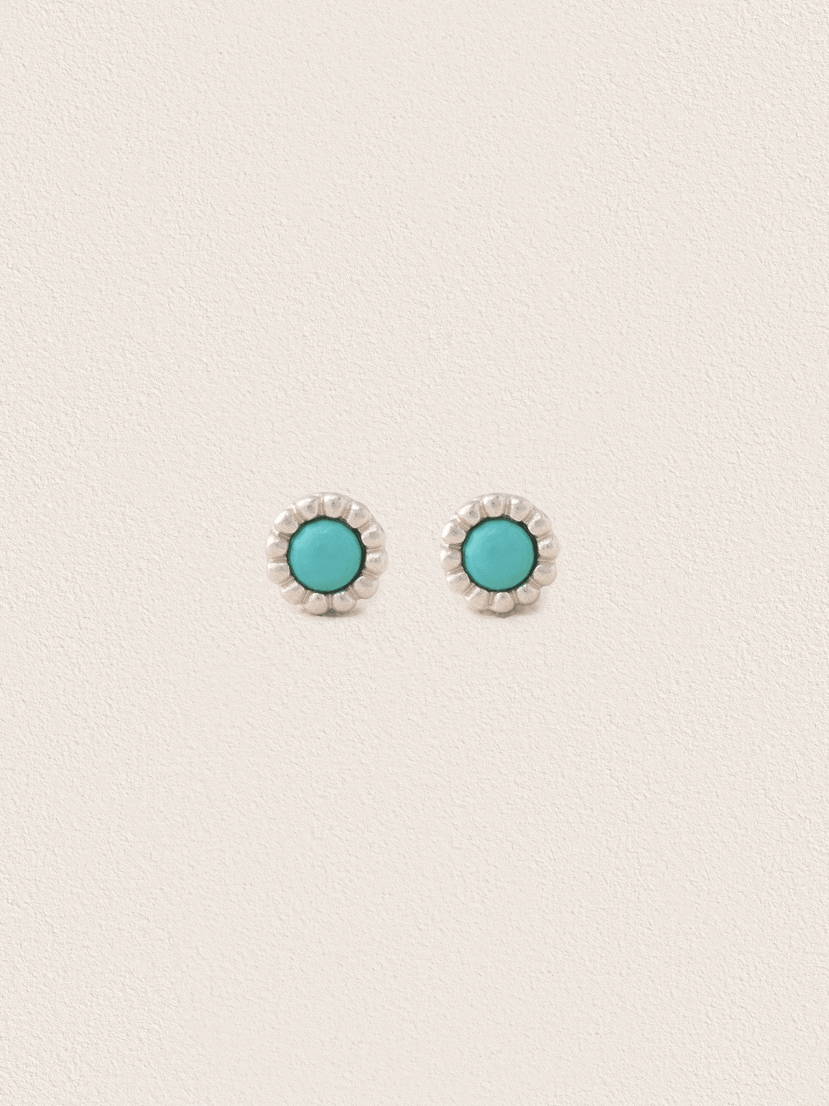 Lotus | At Ease Turquoise Stud Earrings