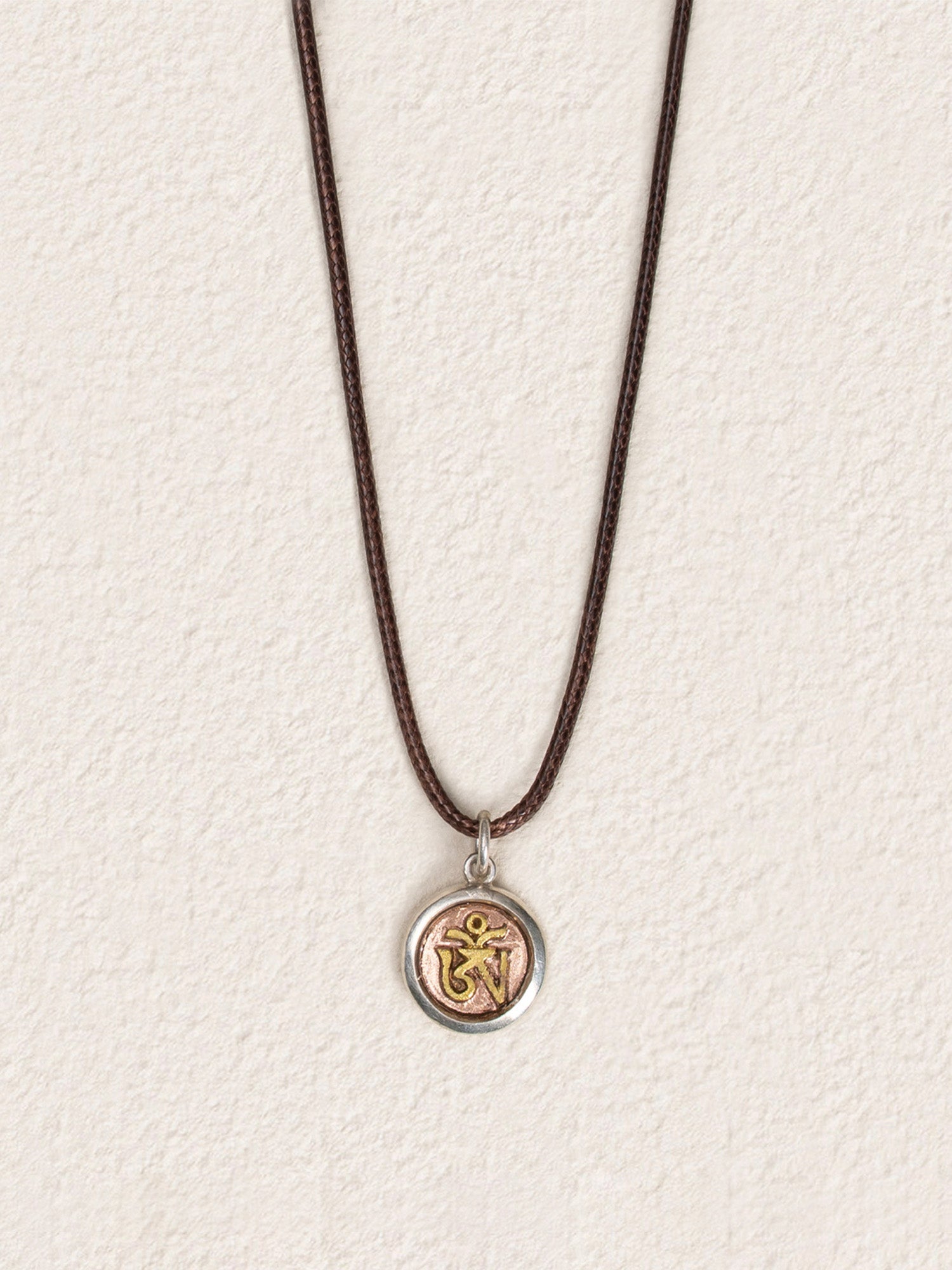Khyenle Seed Syllable Fire-Gilded Li Ma Bronze Pendant Necklace