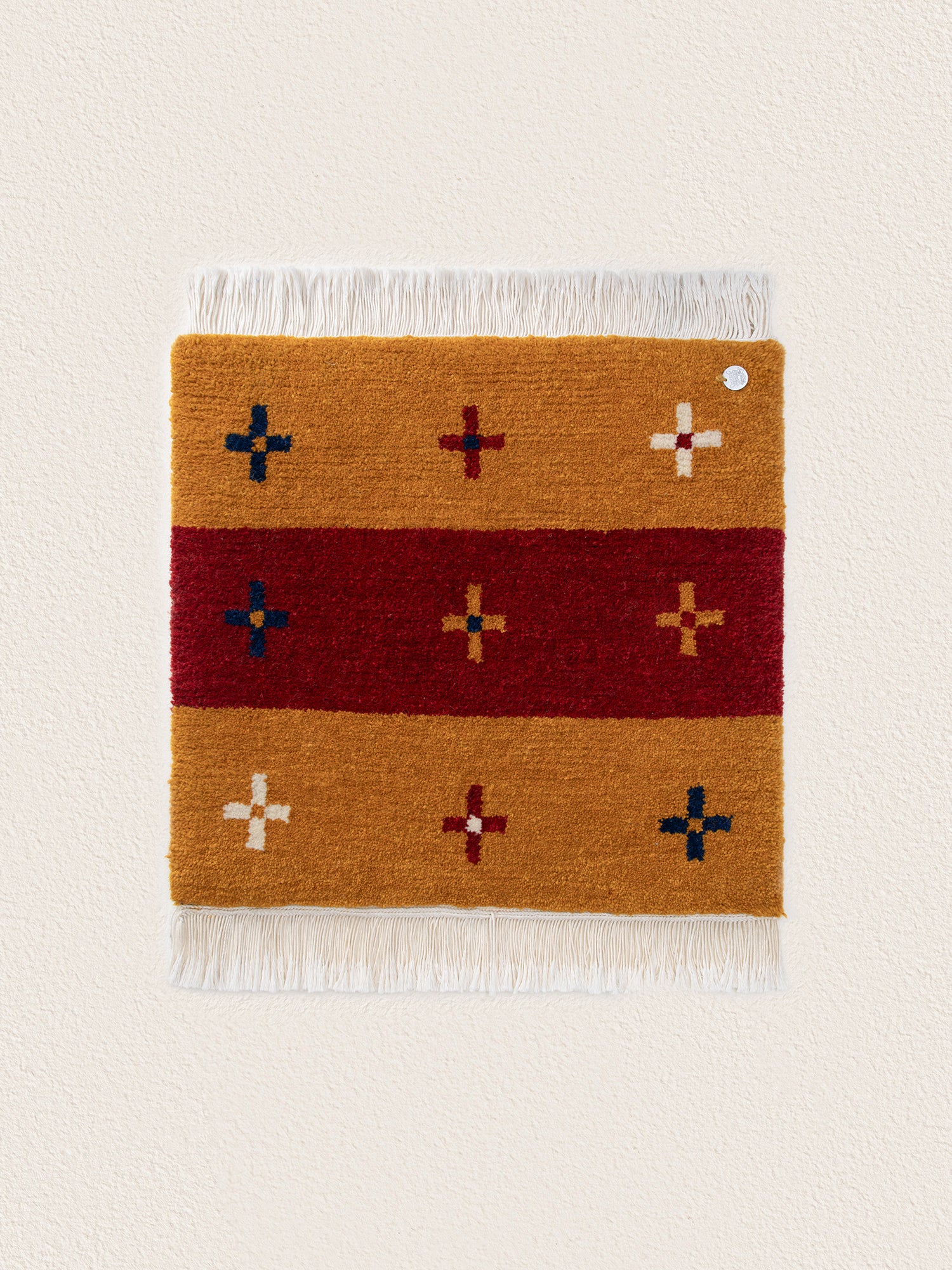 Sayol Cross Pattern Handmade Tibetan Rug (Pre-Order)