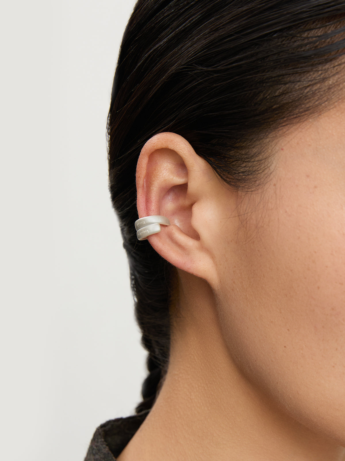 Compassion Embracing Wisdom Ear Cuff