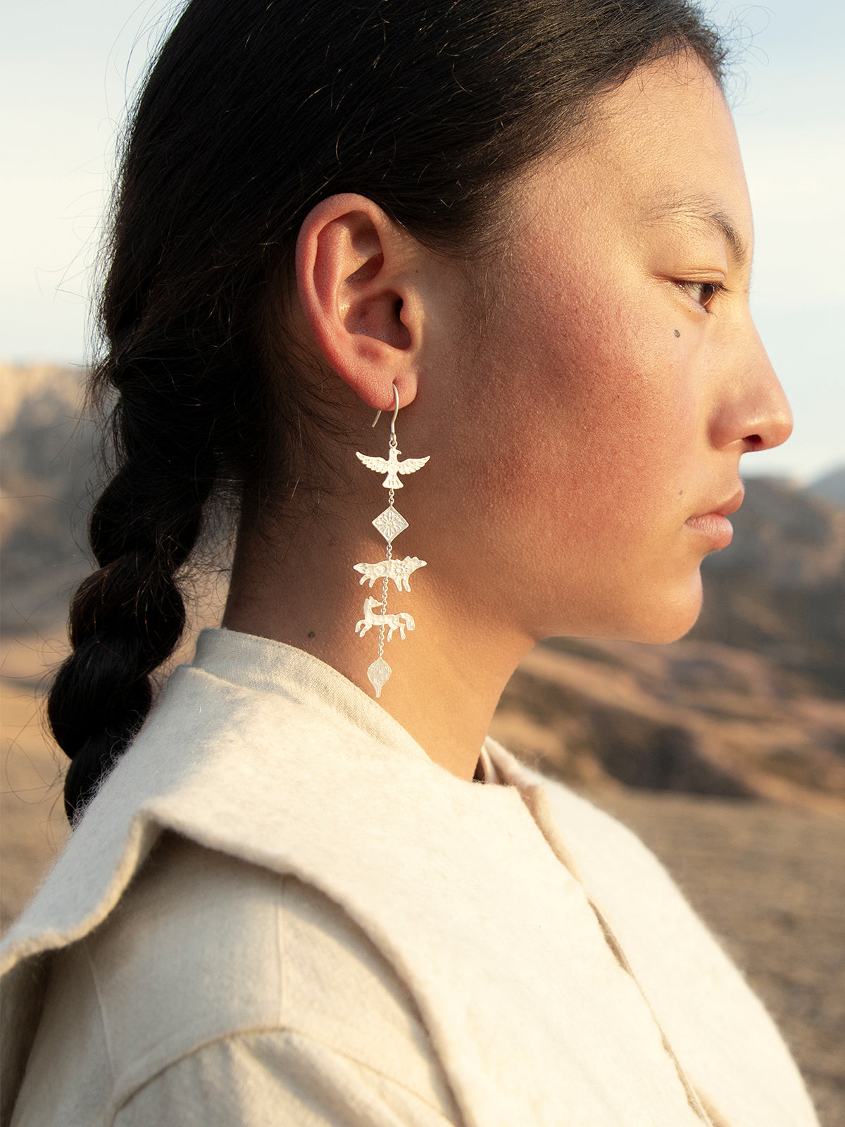 Nomadic Mountain Cloud Earrings