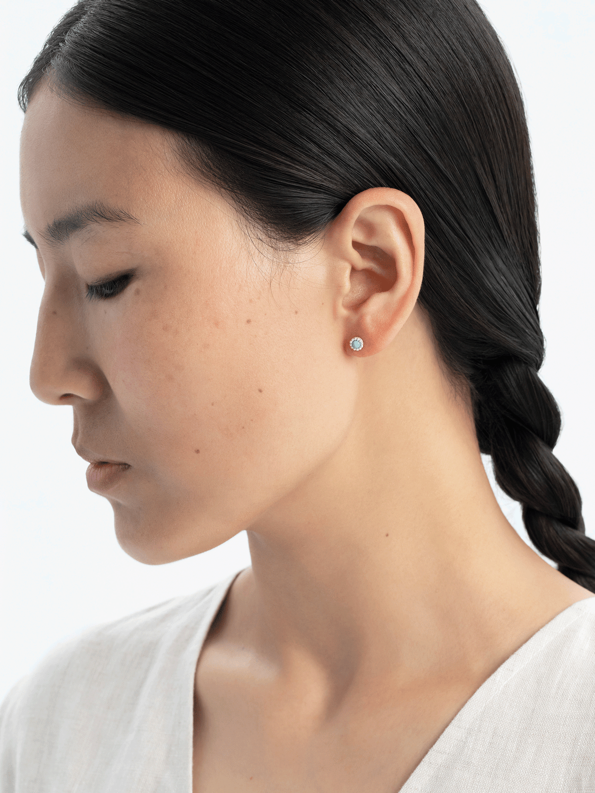 Lotus | At Ease Turquoise Stud Earrings