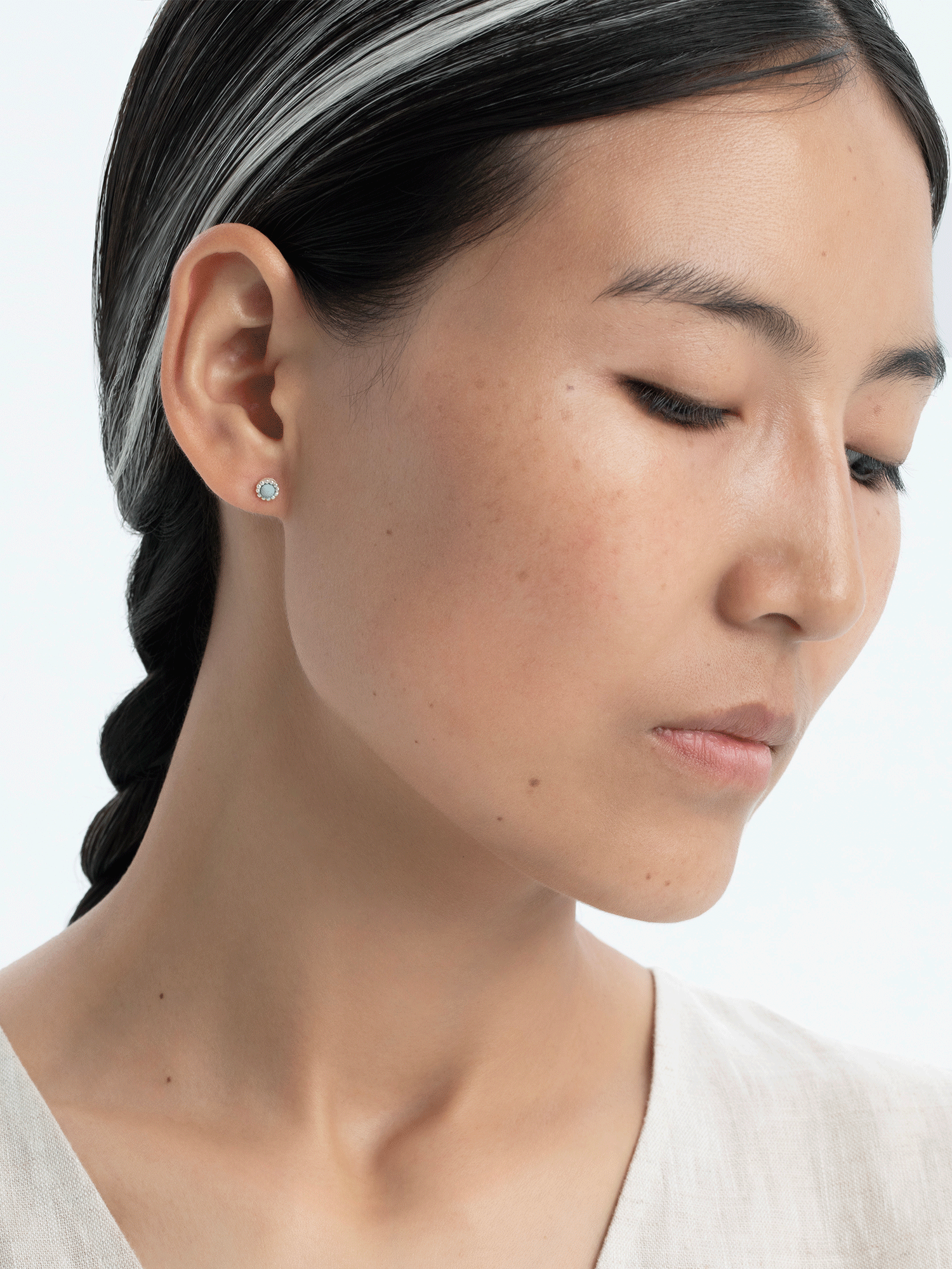 Lotus | At Ease Turquoise Stud Earrings
