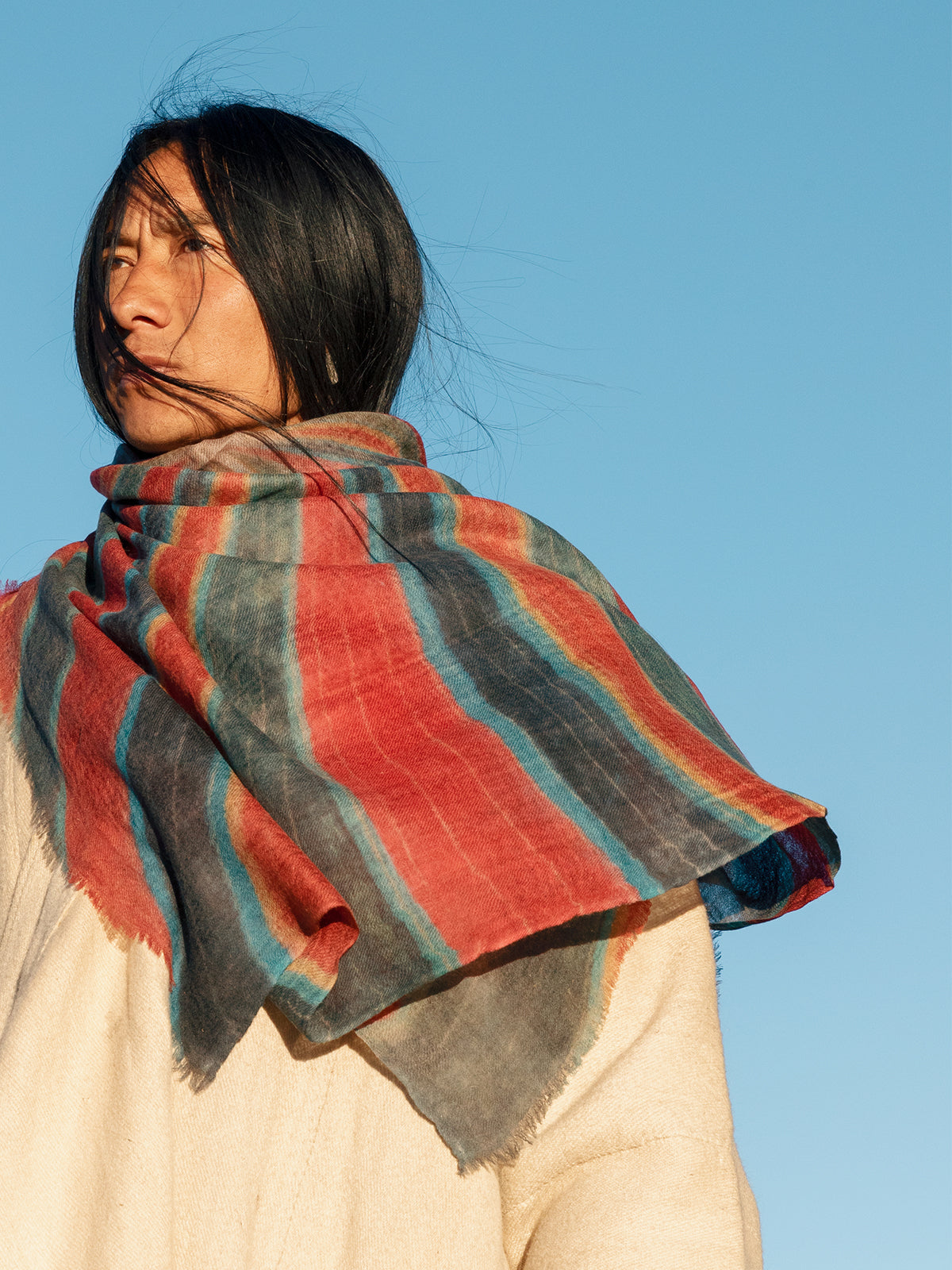 Rainbow Square Shawl