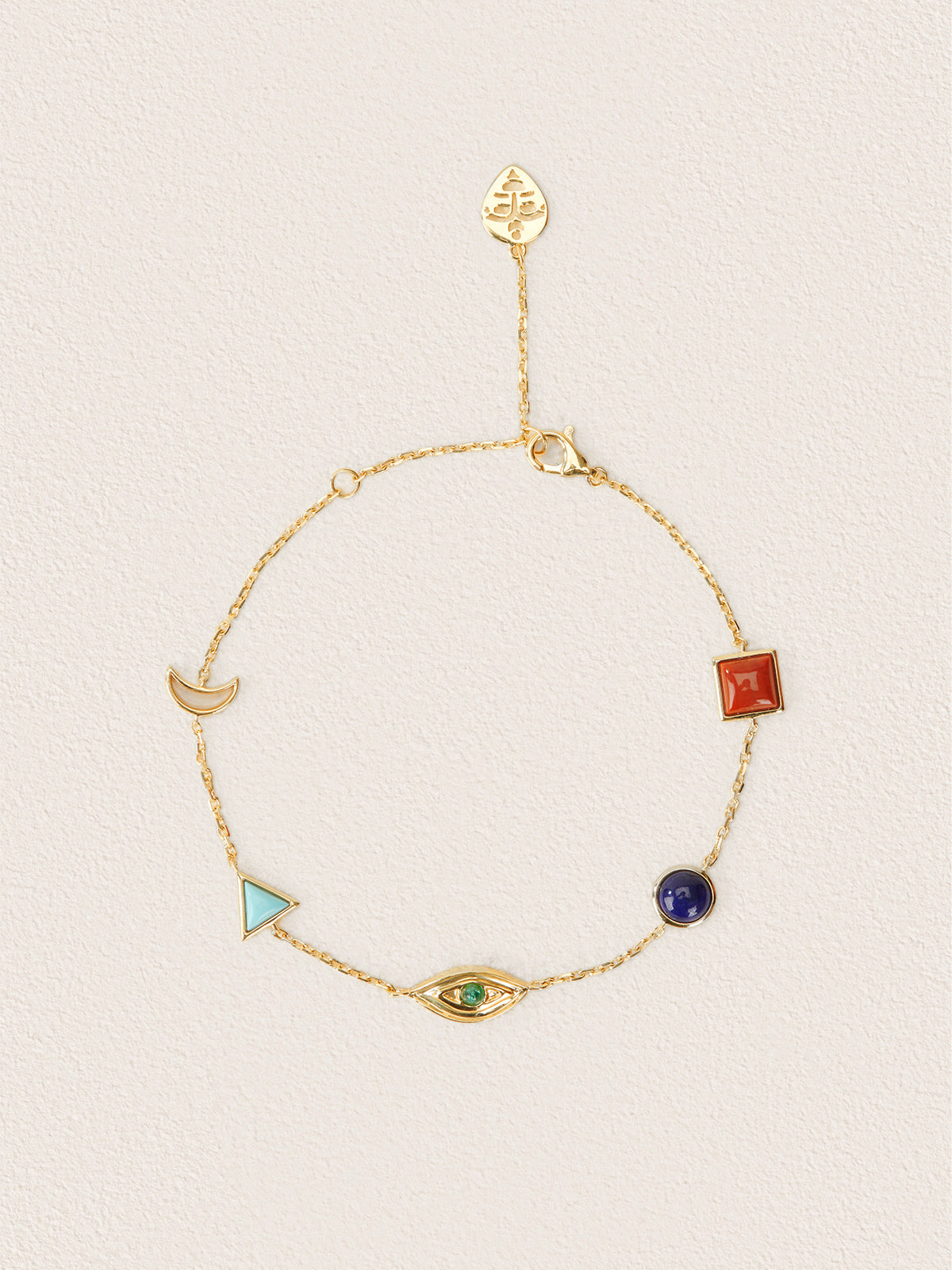 Zhi Rgyas Dbang Drag-Emerald Bracelet