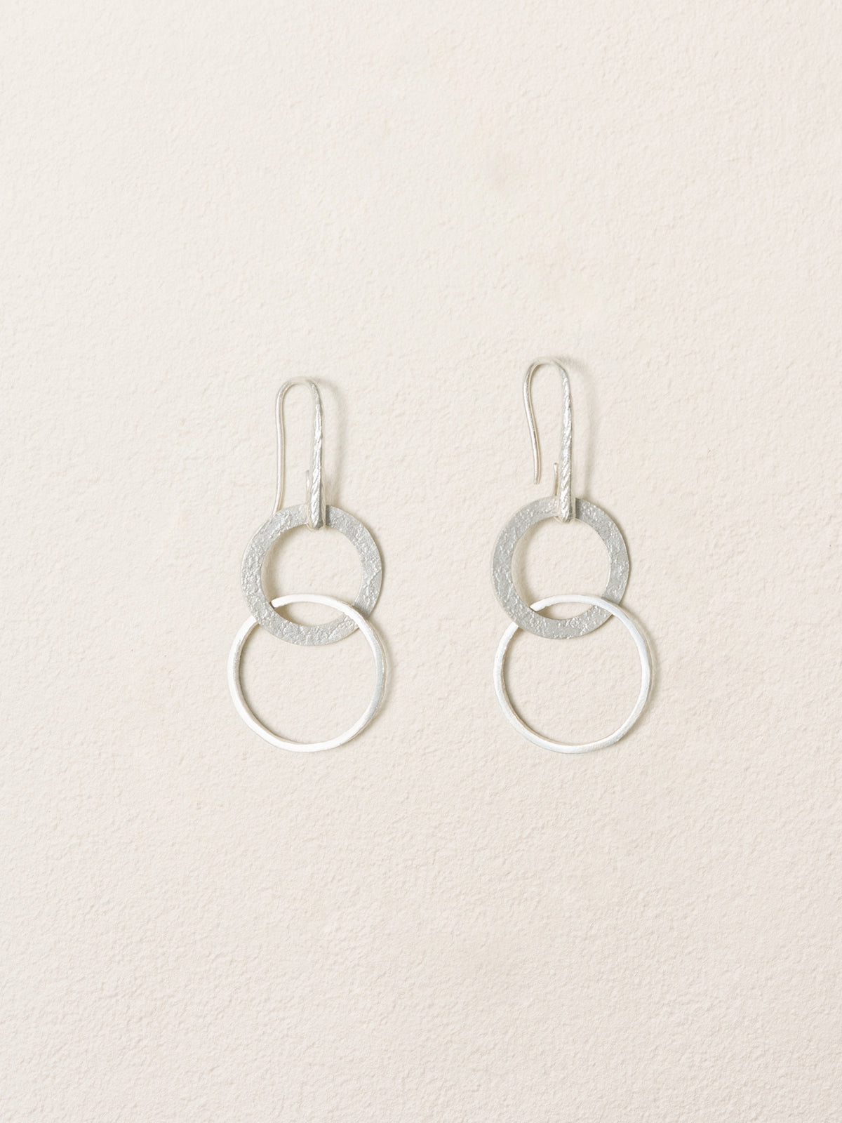 The Wheel Of Earth | Double Hoop Earrings