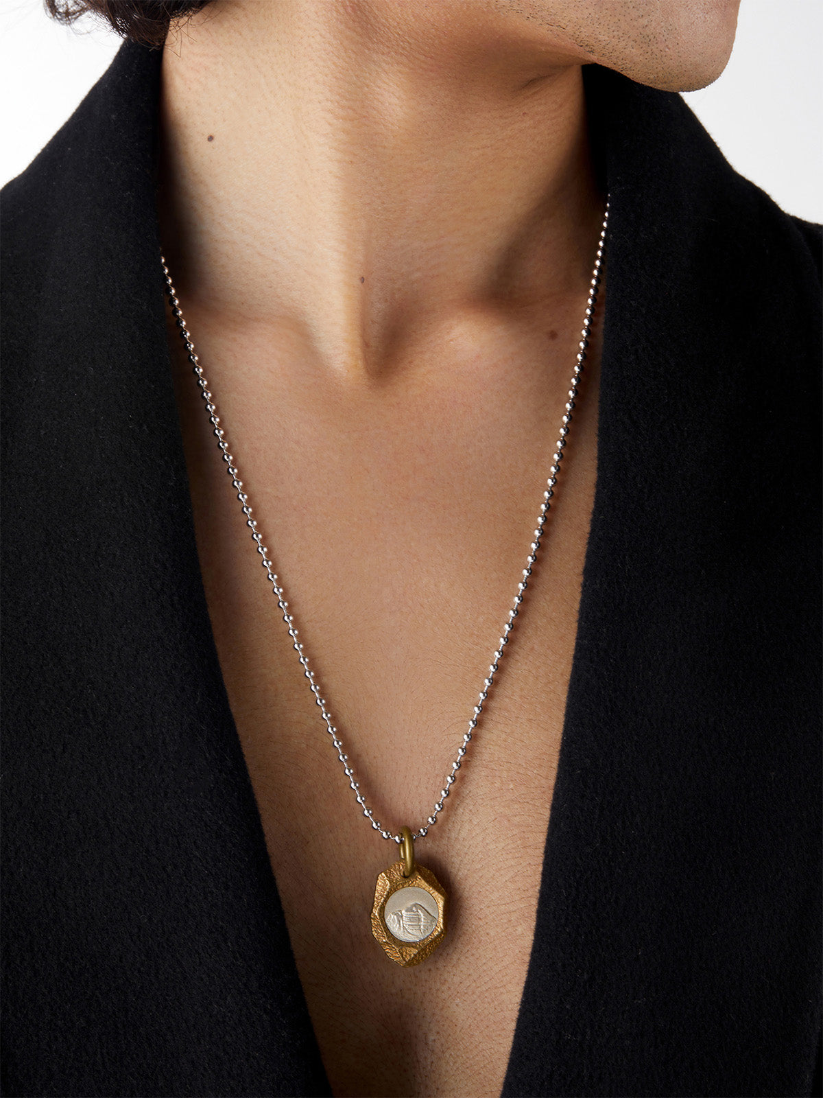 Mount Kailash Pendant Necklace(Copper & Silver Version)