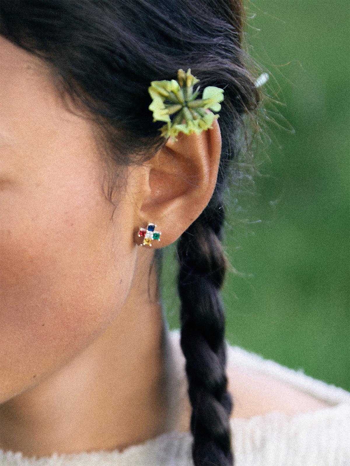 Five Directions Wisdom Five Colors Earrings