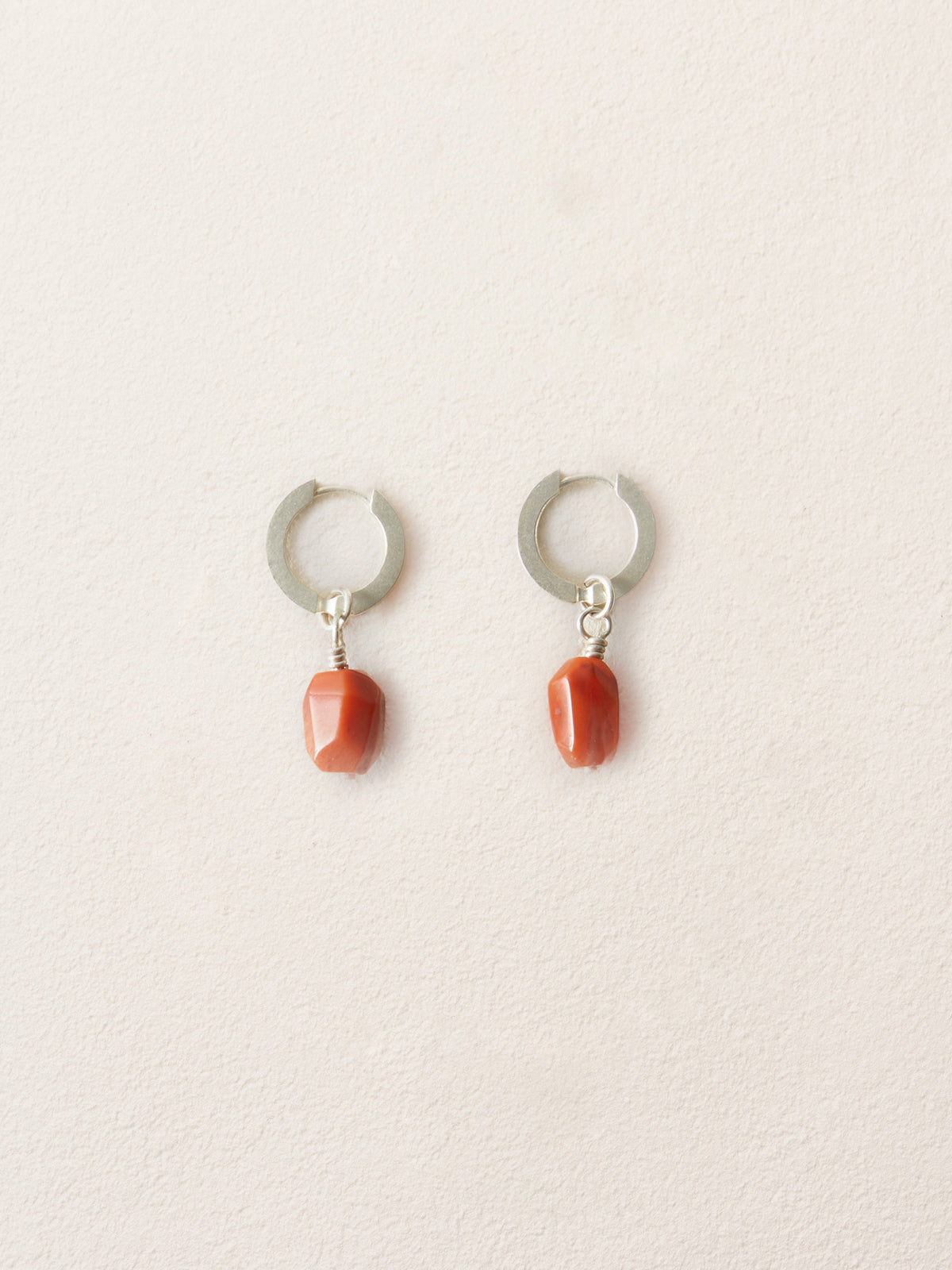 Southern Red Agate Drop Earrings