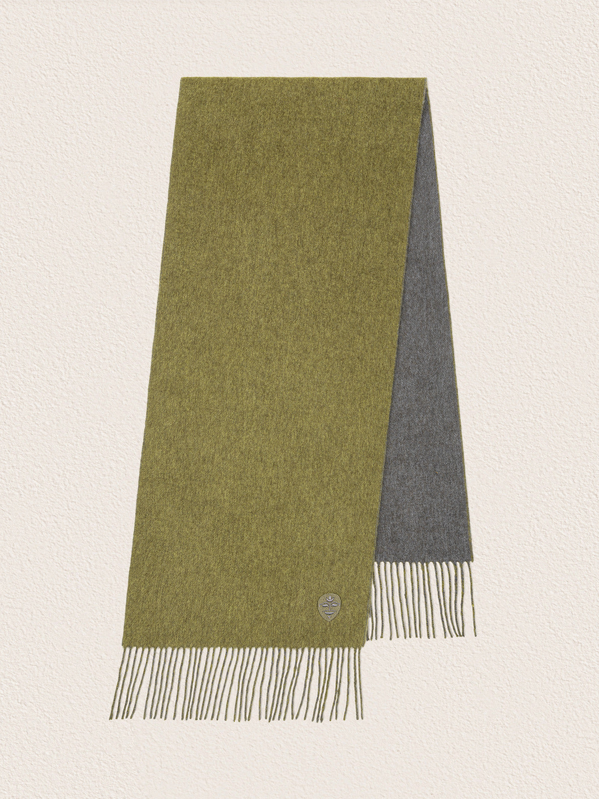 Two-Tone Pure Yak Cashmere Scarf