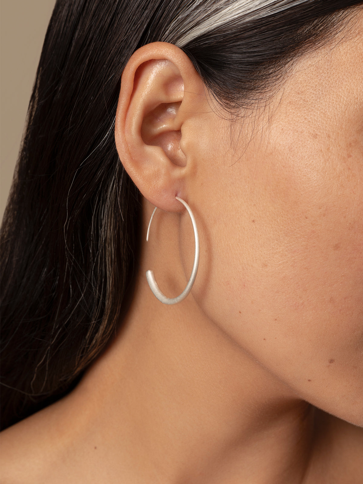 Traditional Gilded Silver Earrings