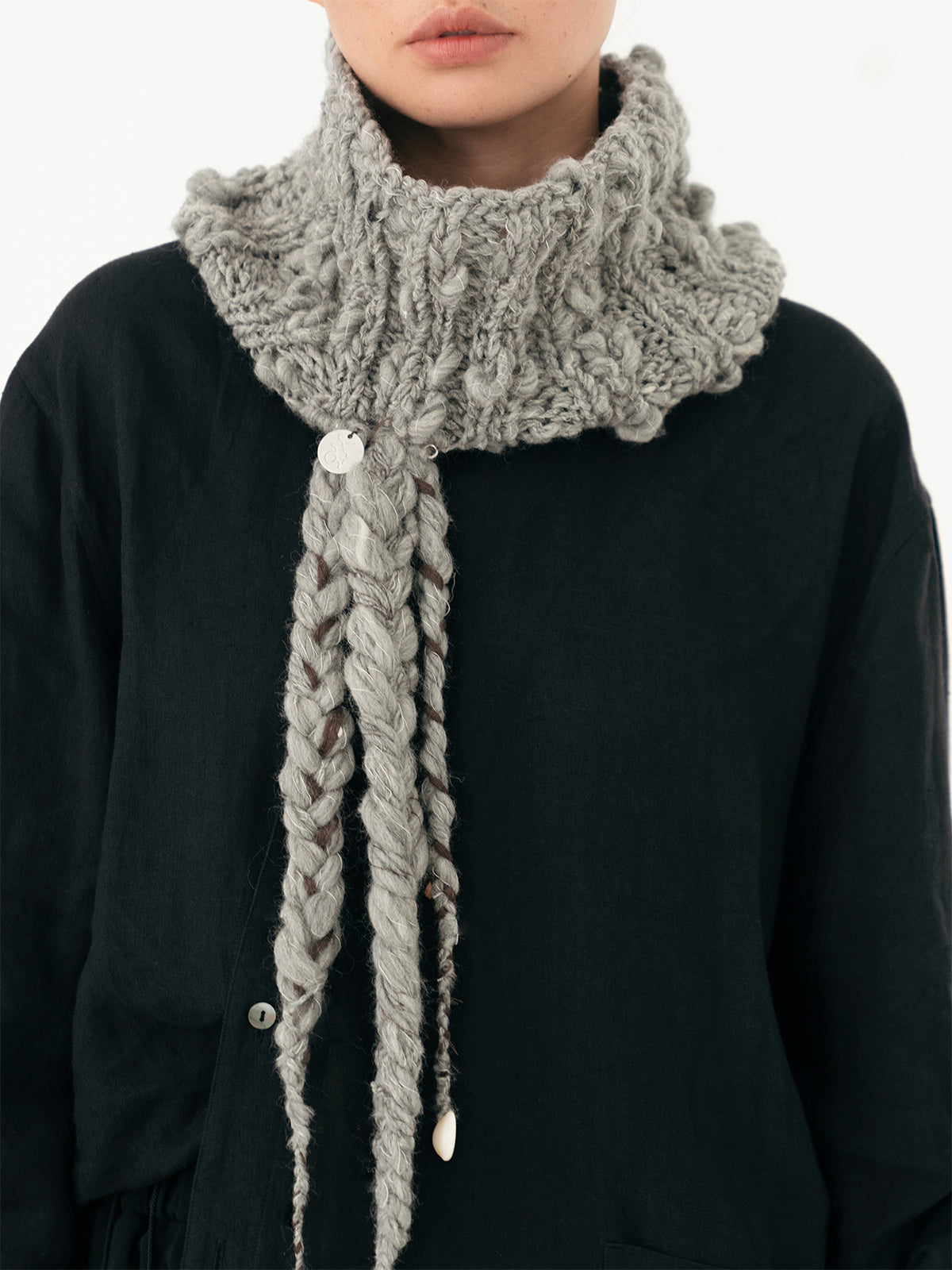 Thathaly Hand-Twisted Tibetan Braid Scarf