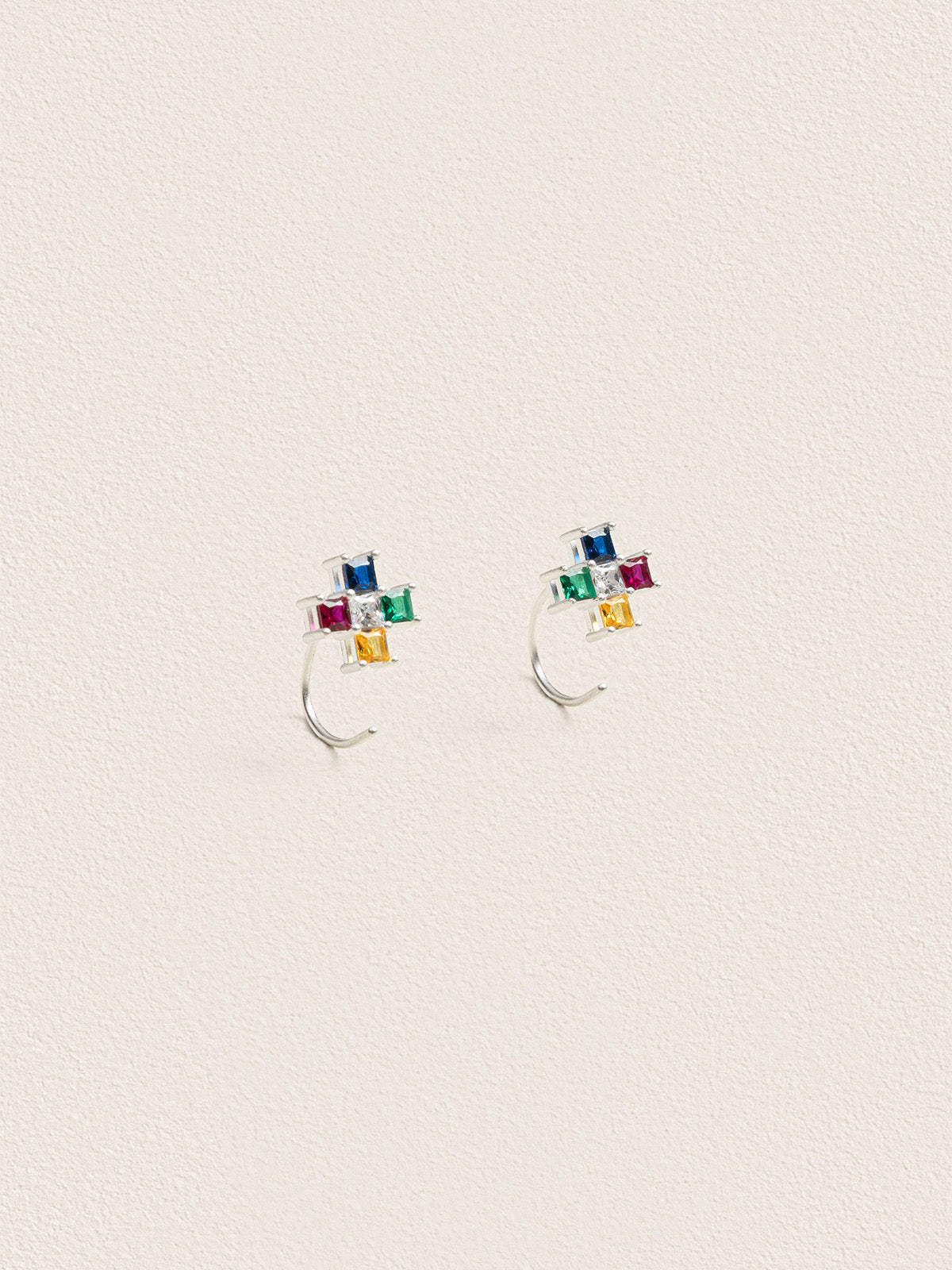 Five Directions Wisdom Five Colors Earrings