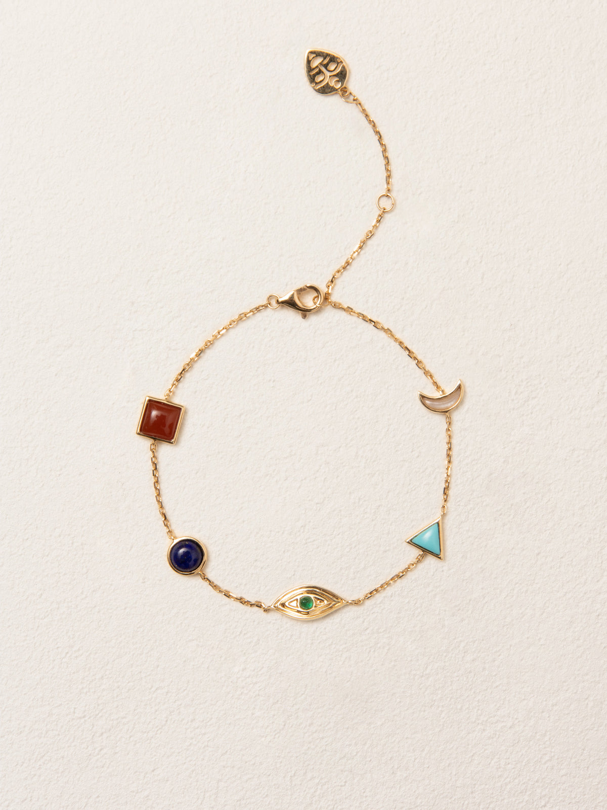 Zhi Rgyas Dbang Drag-Emerald Bracelet