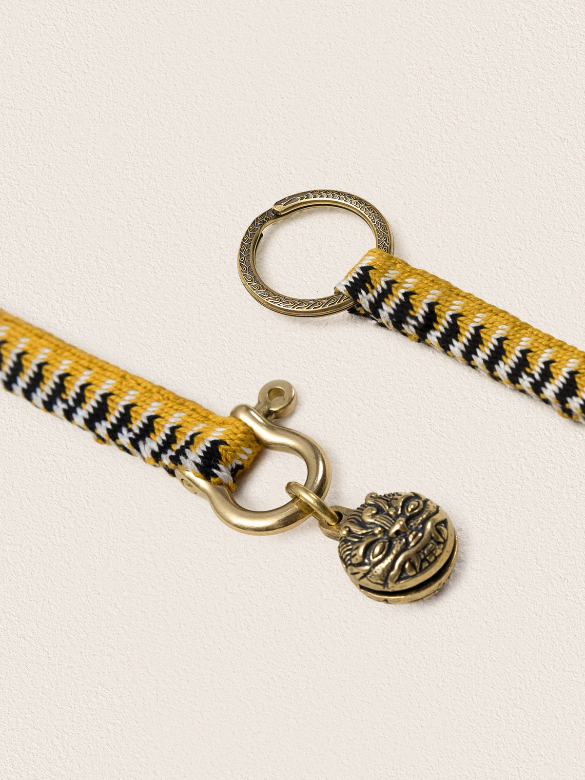 Tsoten Tiger Bell Tablet-Woven Keychains