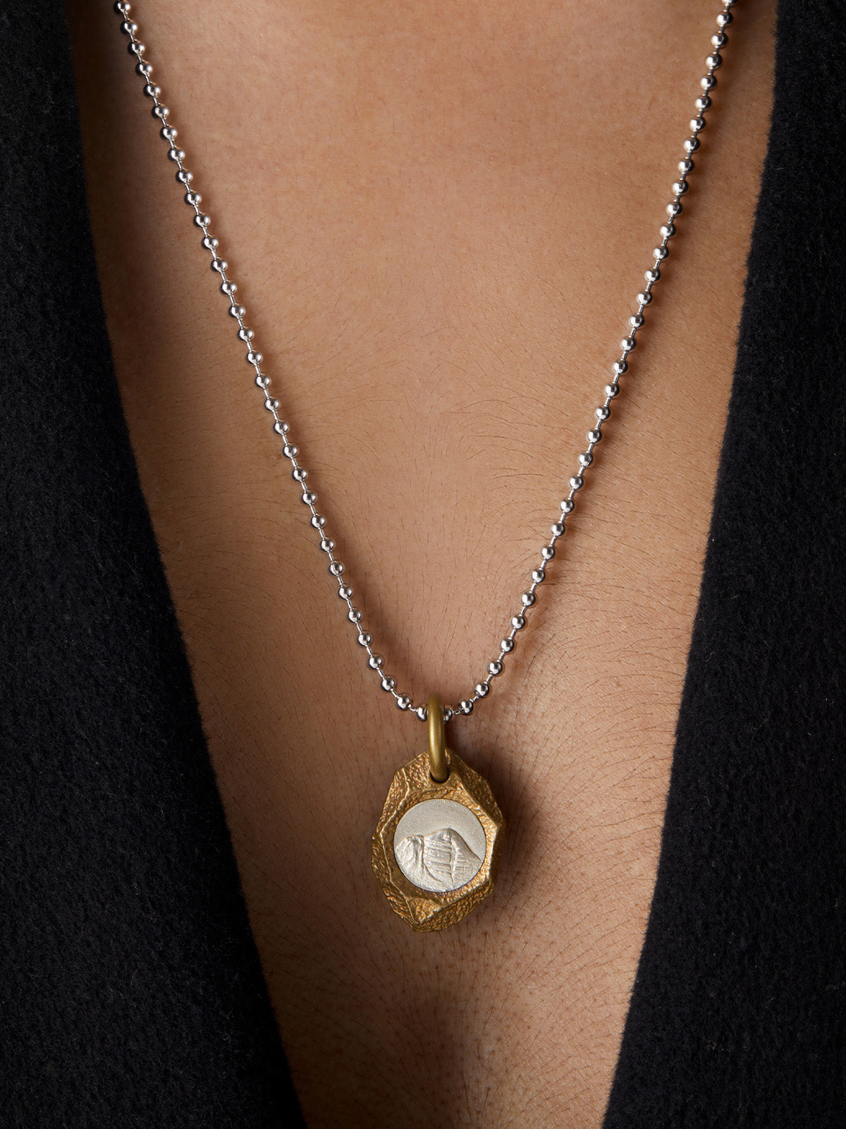 Mount Kailash Pendant Necklace(Copper & Silver Version)