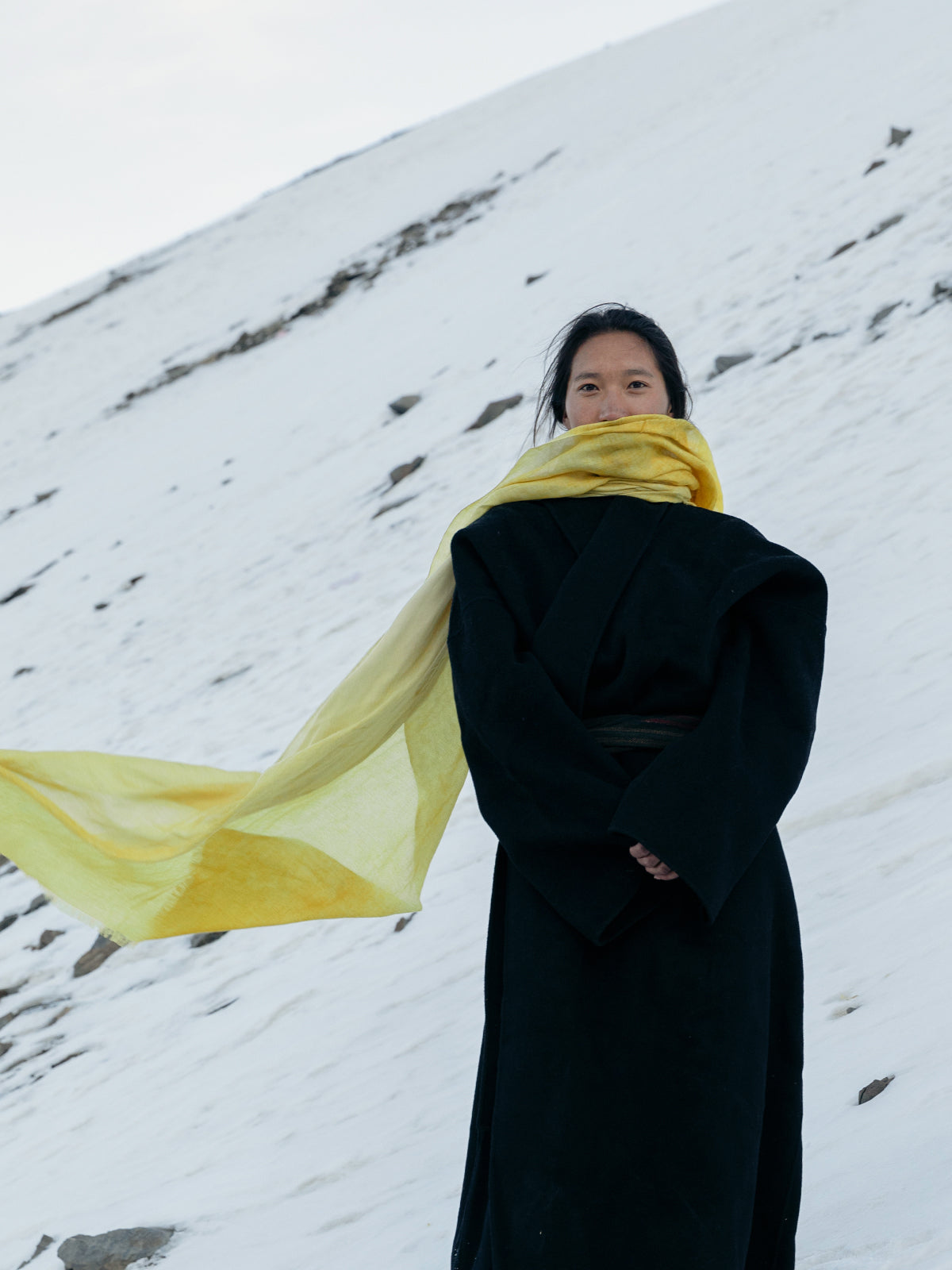 A Shawl of Light Yellow Shawl