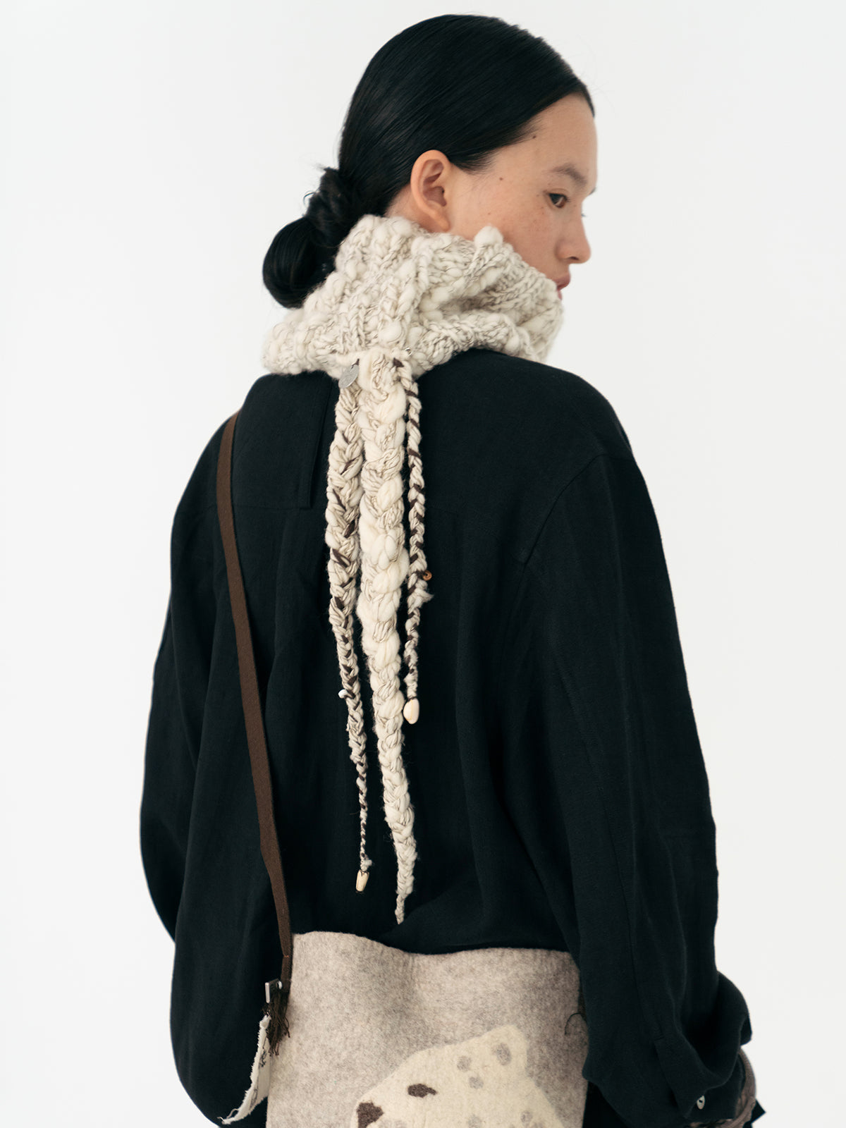 Thathaly Hand-Twisted Tibetan Braid Scarf