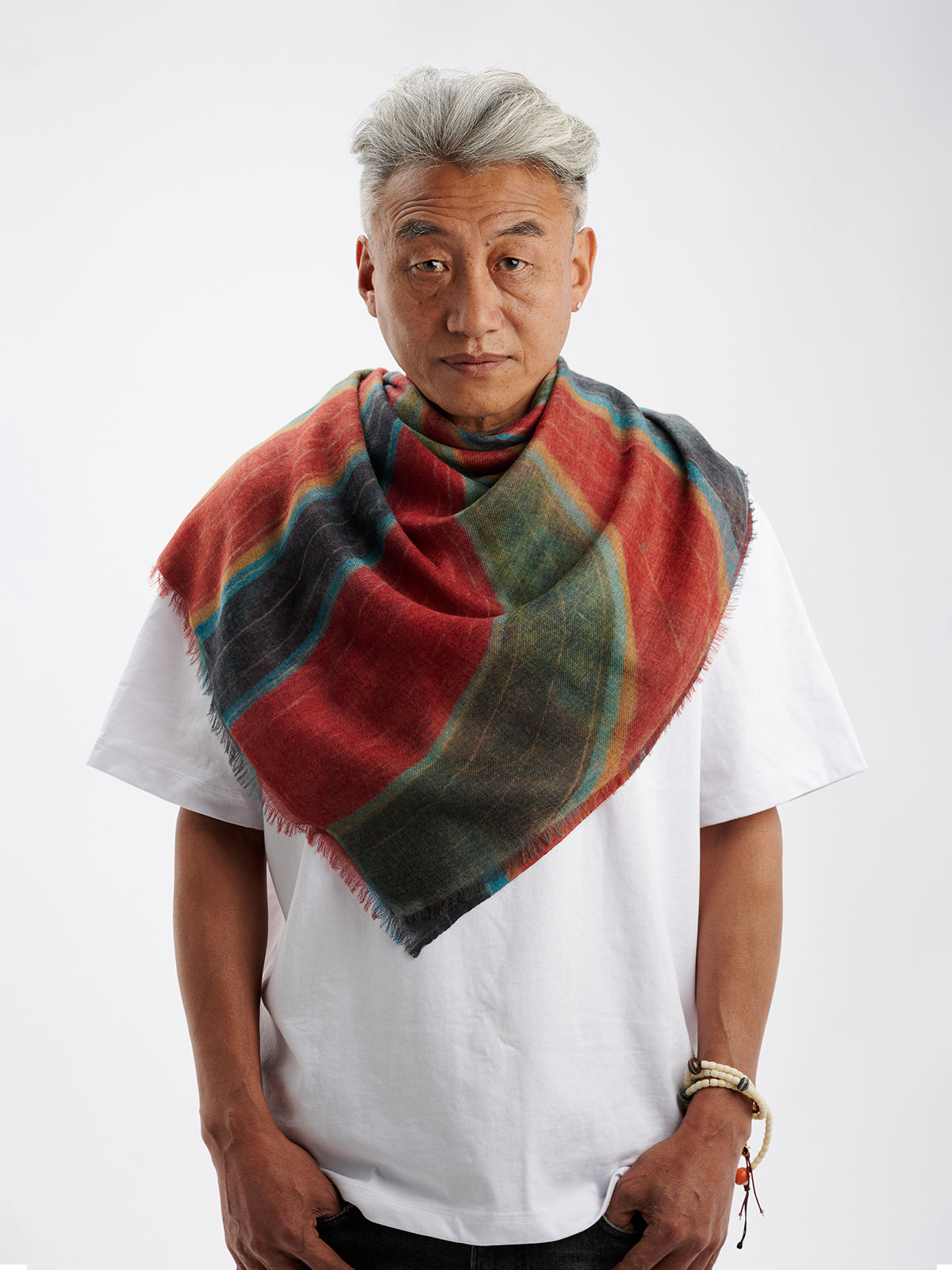 Rainbow Square Shawl