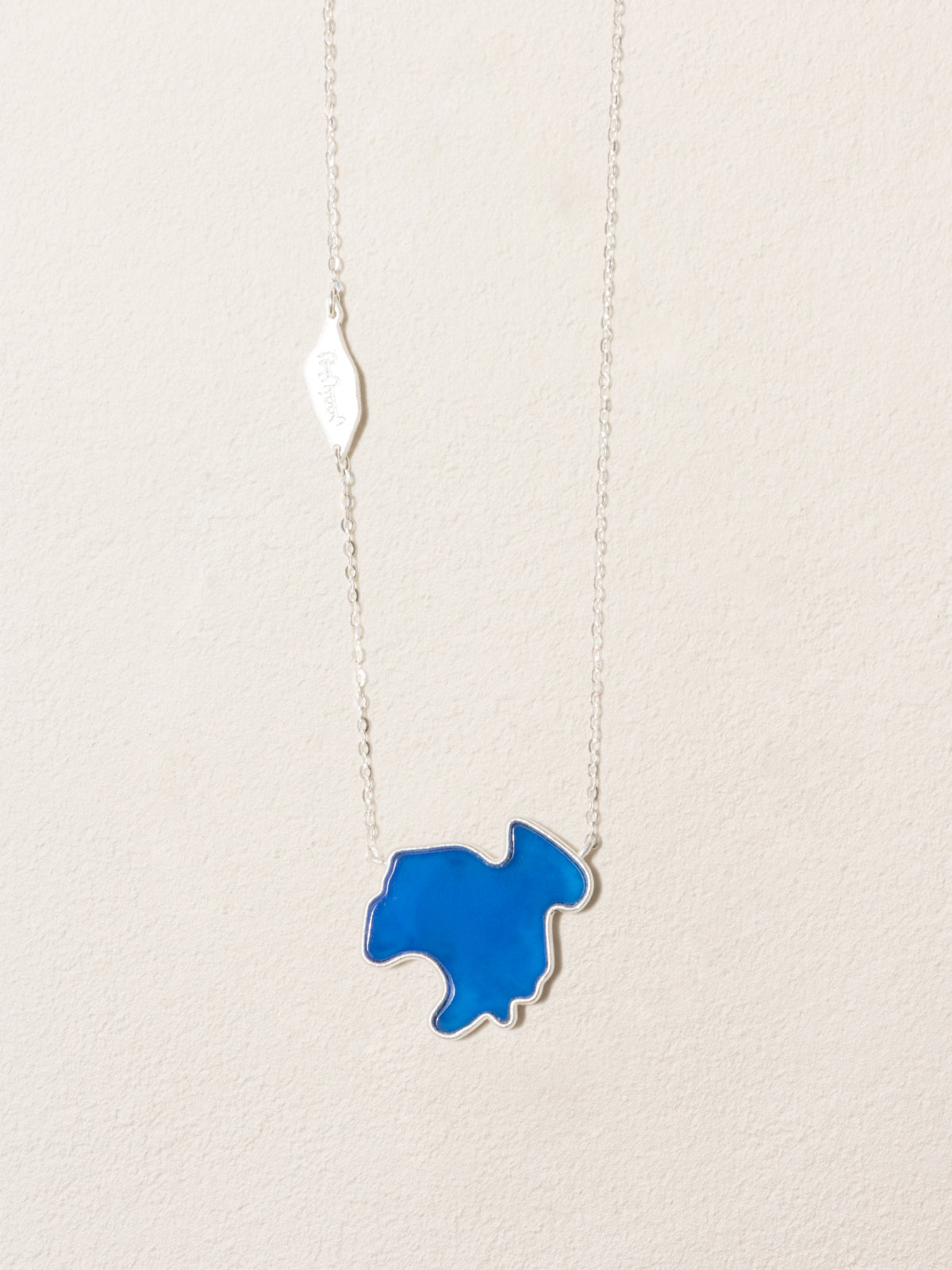 Kokonor Lake Blue Agate Necklace