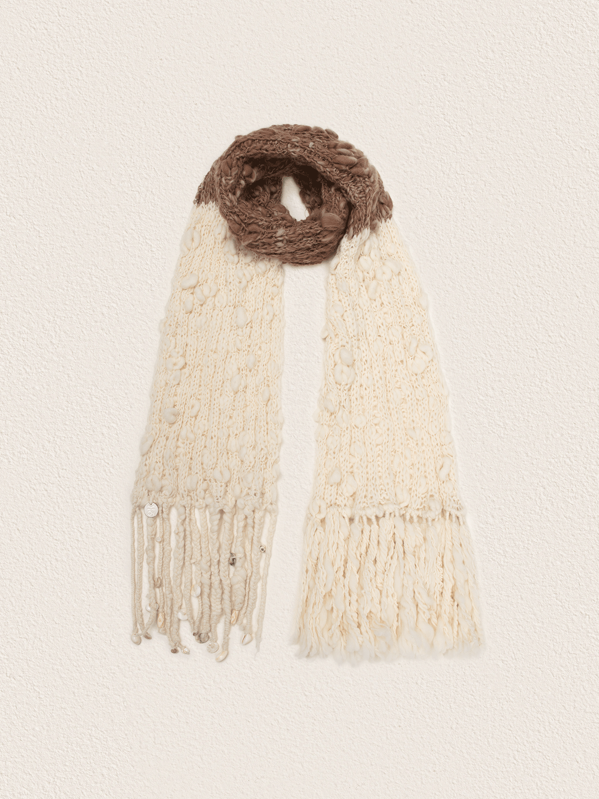 Thathaly The Yangtze River 100% Hand-Spun Wool Scarf