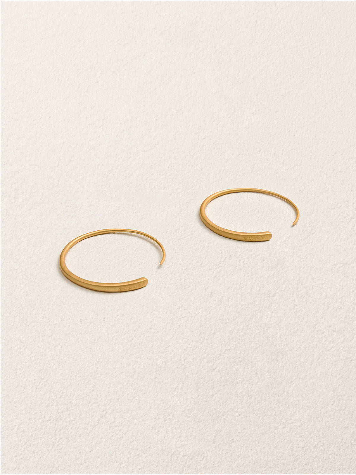 Traditional Gilded Silver Earrings