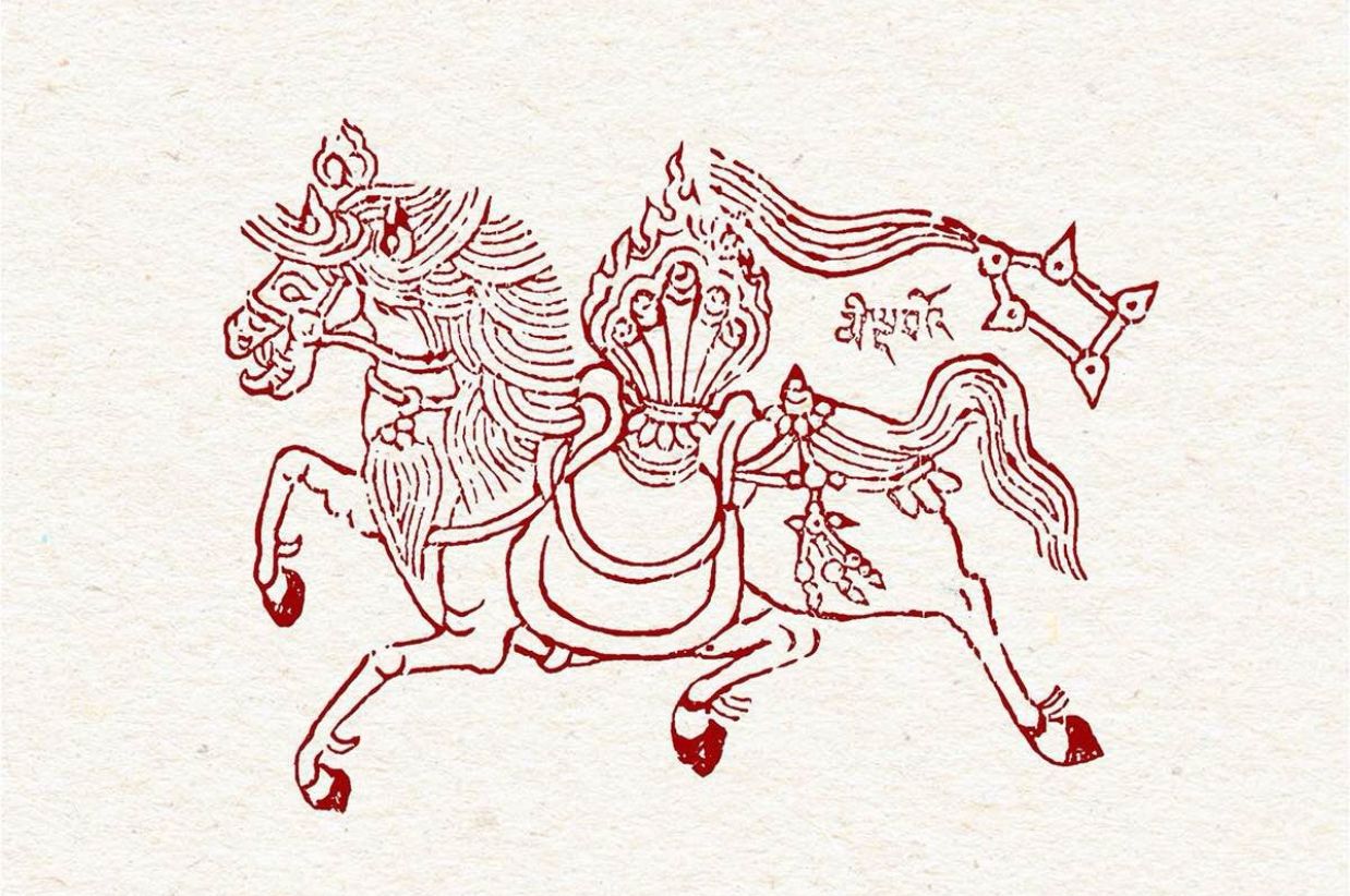 Wind Horse（Lungta རླུང་རྟ་）
