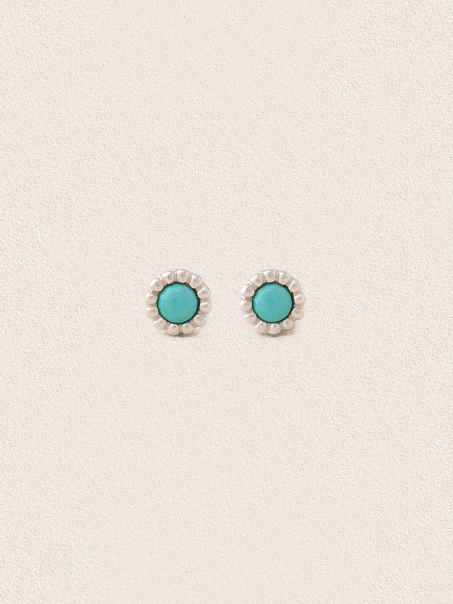 Lotus | At Ease Turquoise Stud Earrings