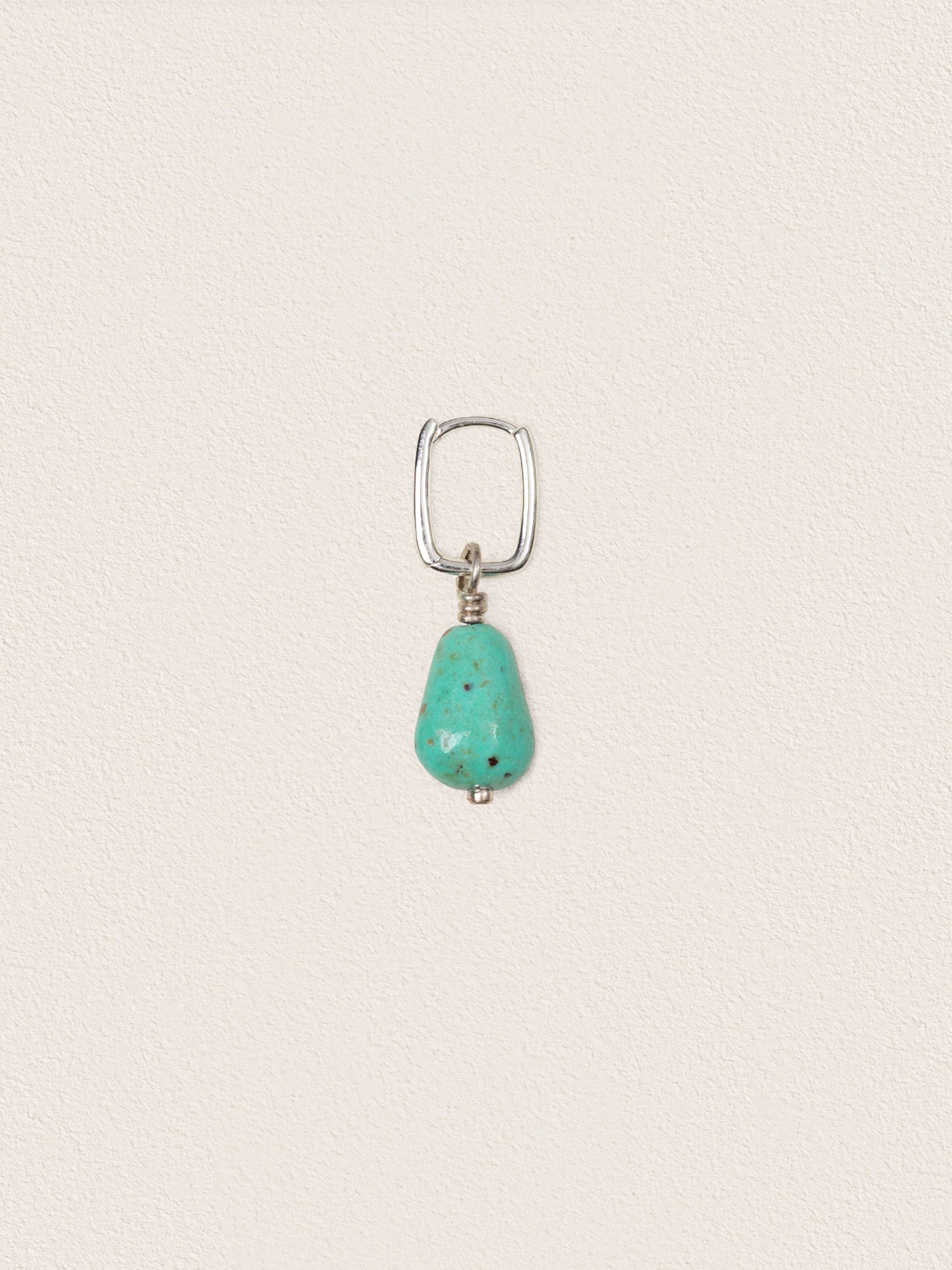 Natural Turquoise Drop Earring
