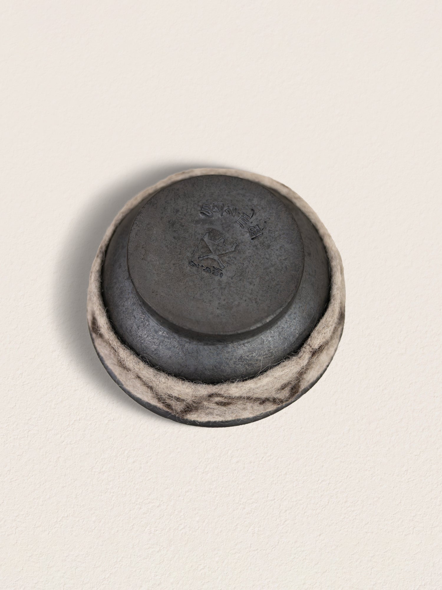 Tibetan Handmade Black Pottery Bowl
