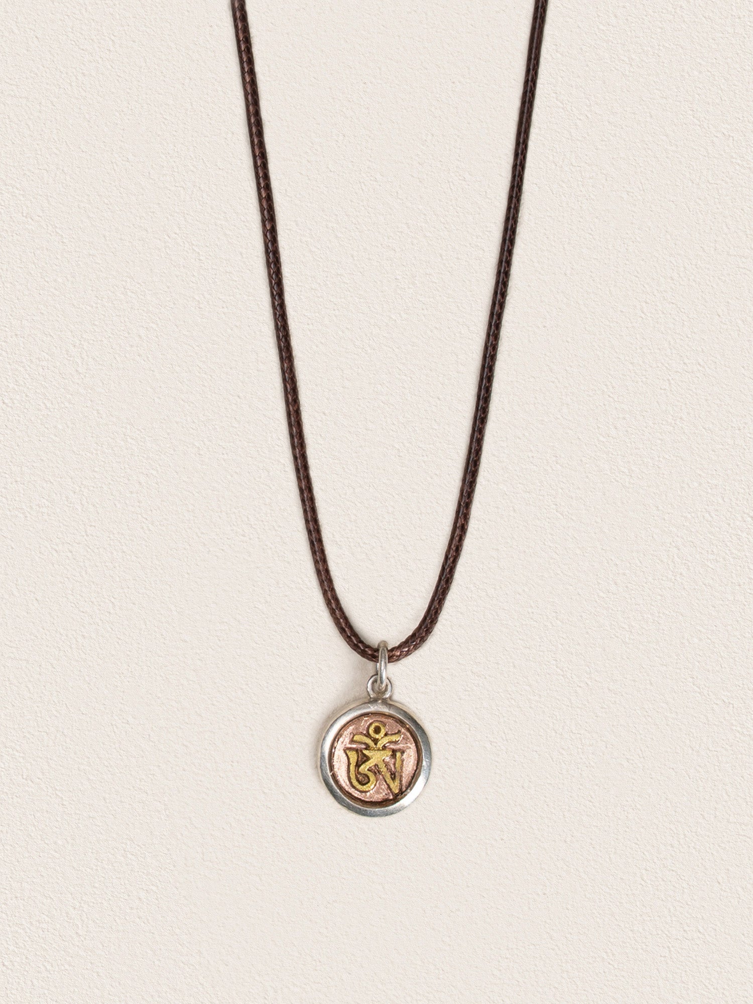 Khyenle Seed Syllable Fire-Gilded Li Ma Bronze Pendant Necklace