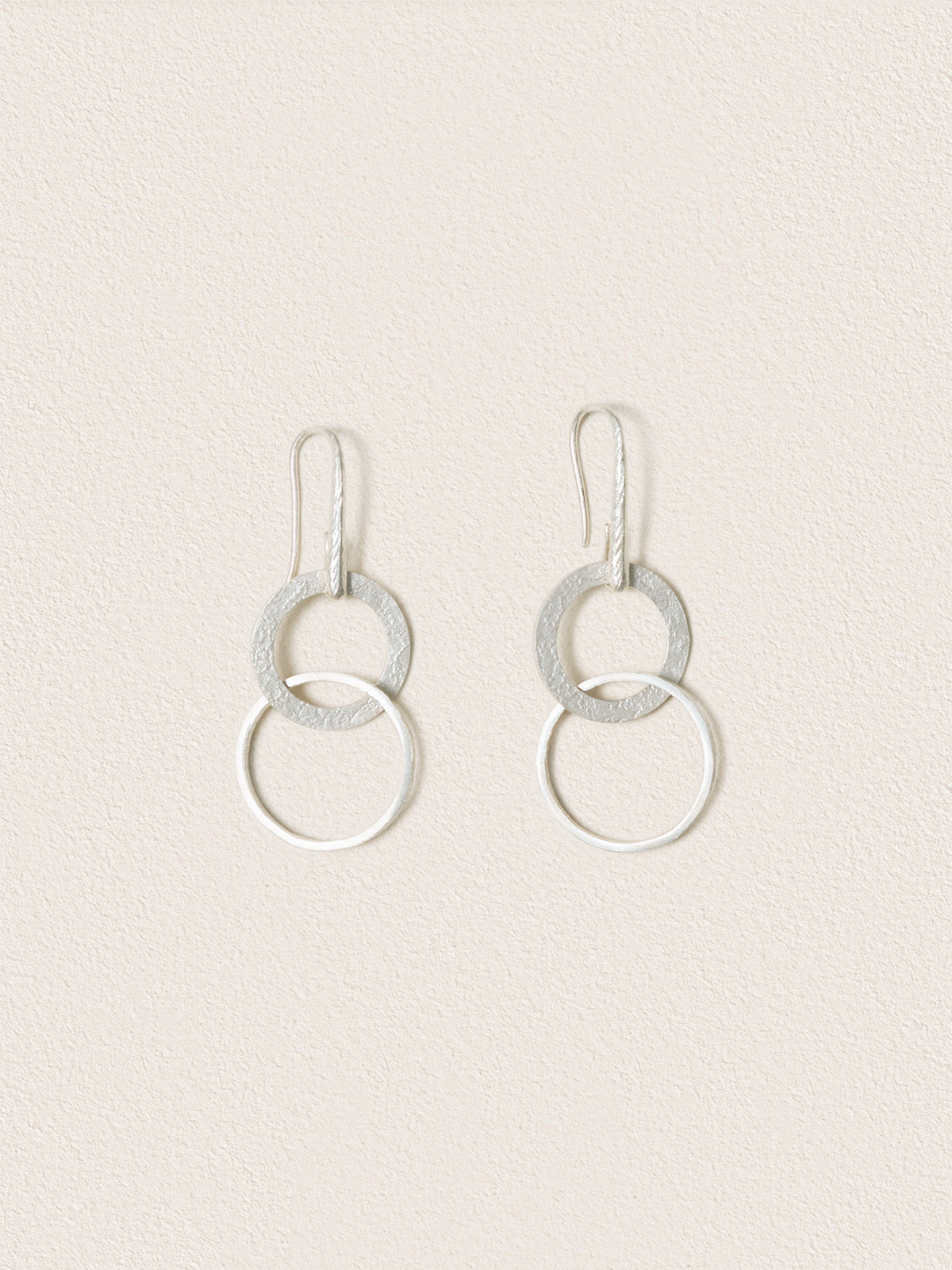 The Wheel Of Earth | Double Hoop Earrings