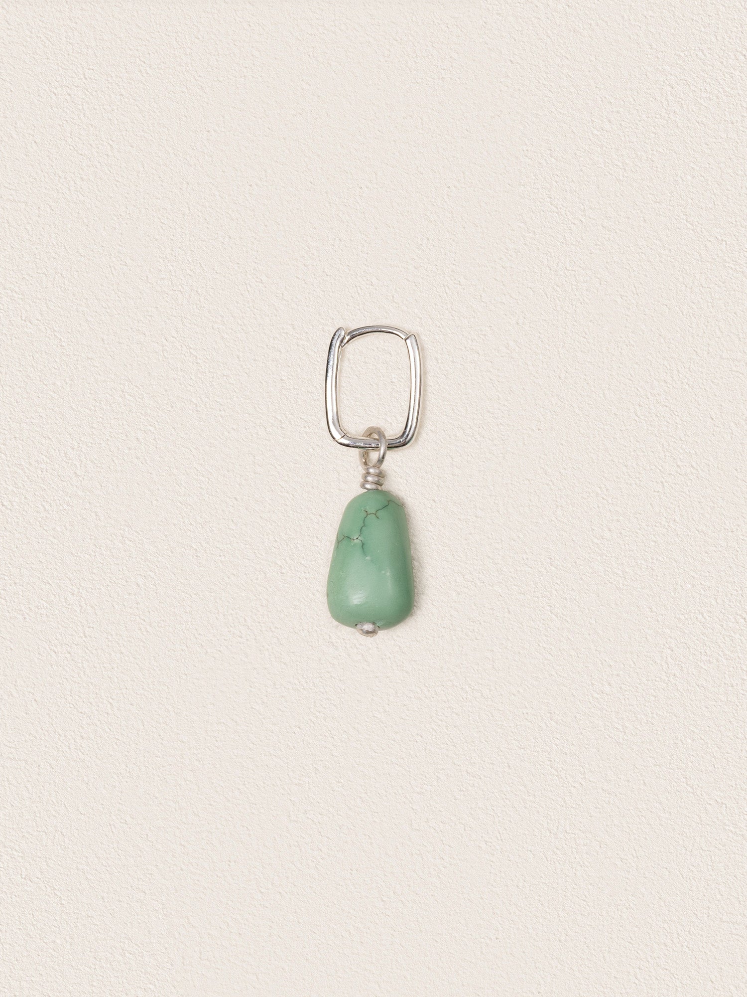Natural Turquoise Drop Earring