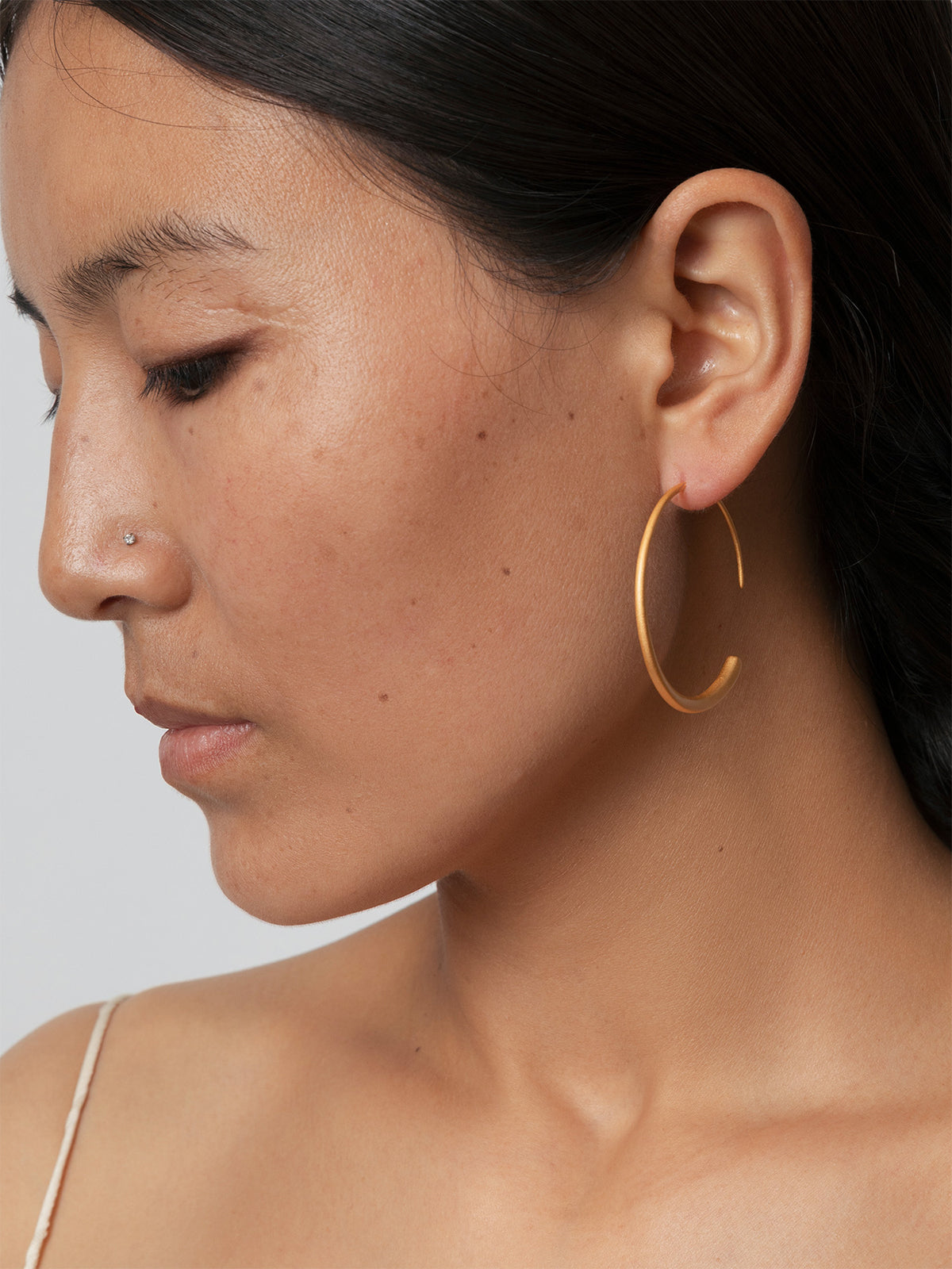 Traditional Gilded Silver Earrings
