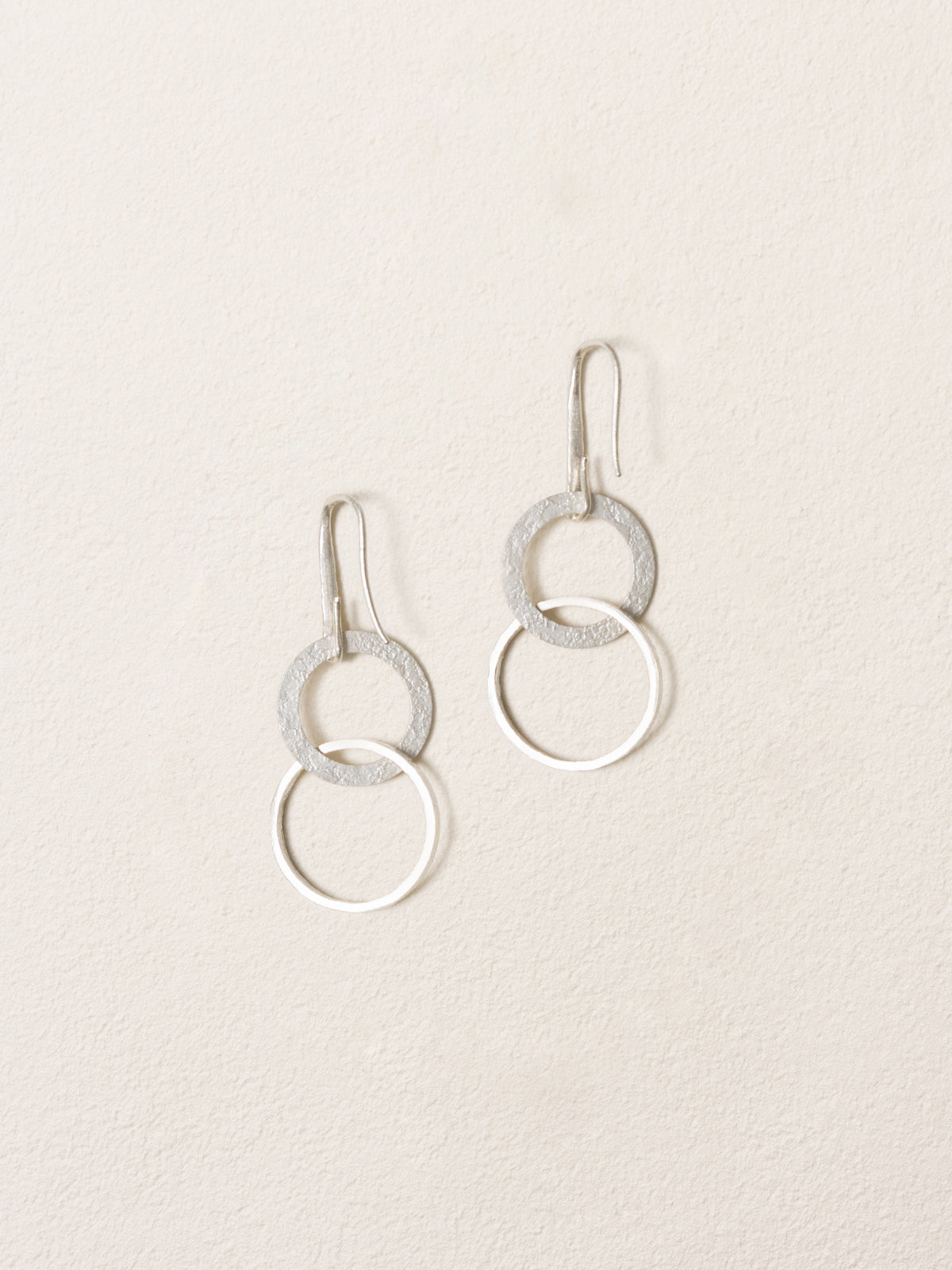The Wheel Of Earth | Double Hoop Earrings