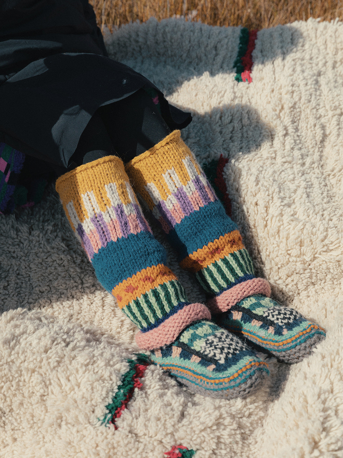 Thathaly Tibetan Boot Socks