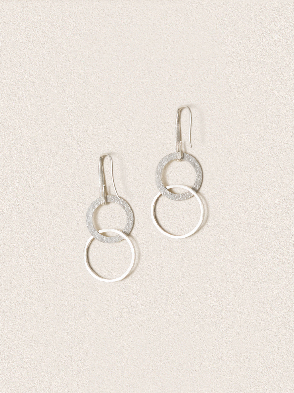 The Wheel Of Earth | Double Hoop Earrings