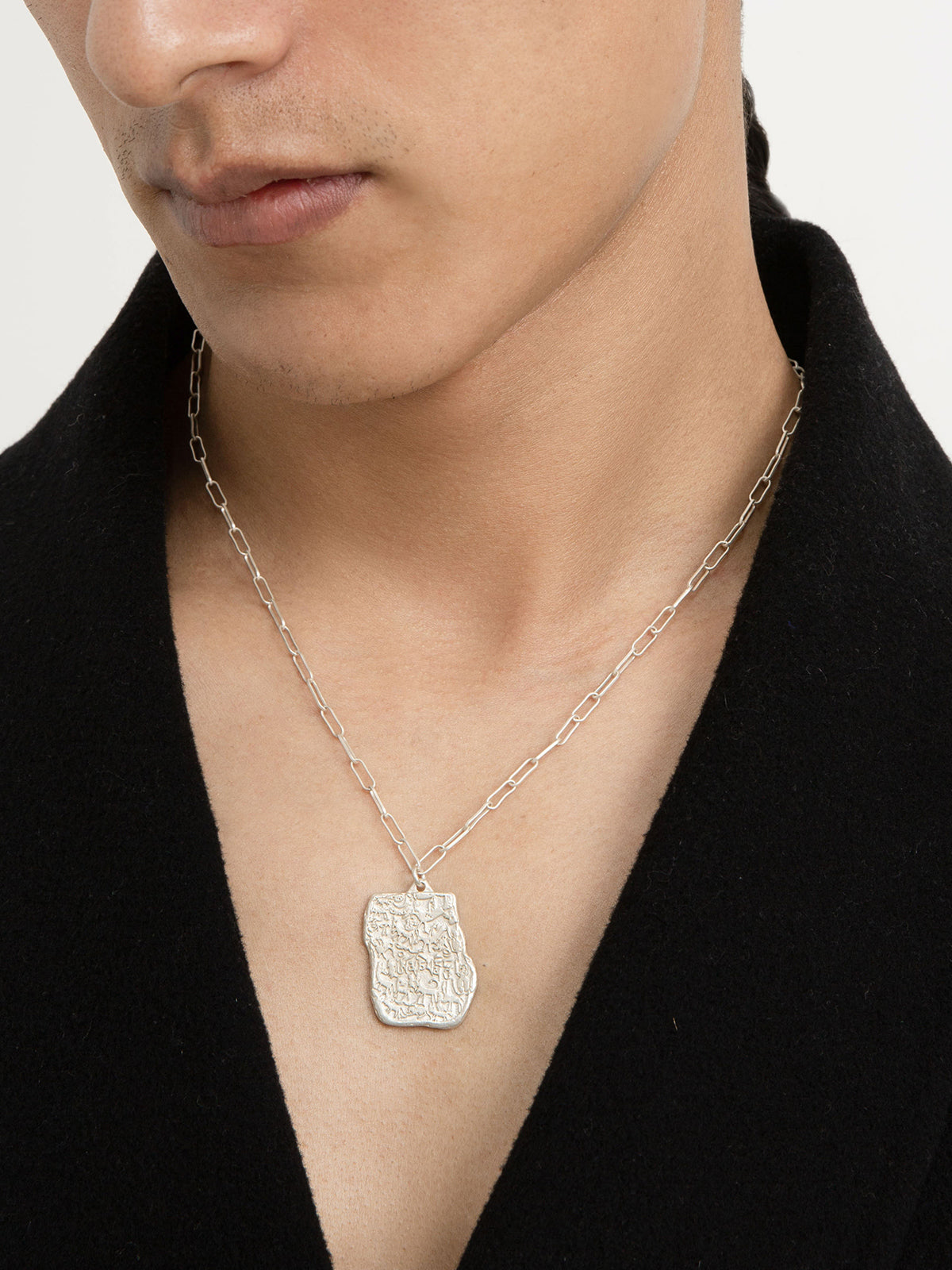 Sacred Carvings of Lhasa Chokpori (Mountain) Necklace