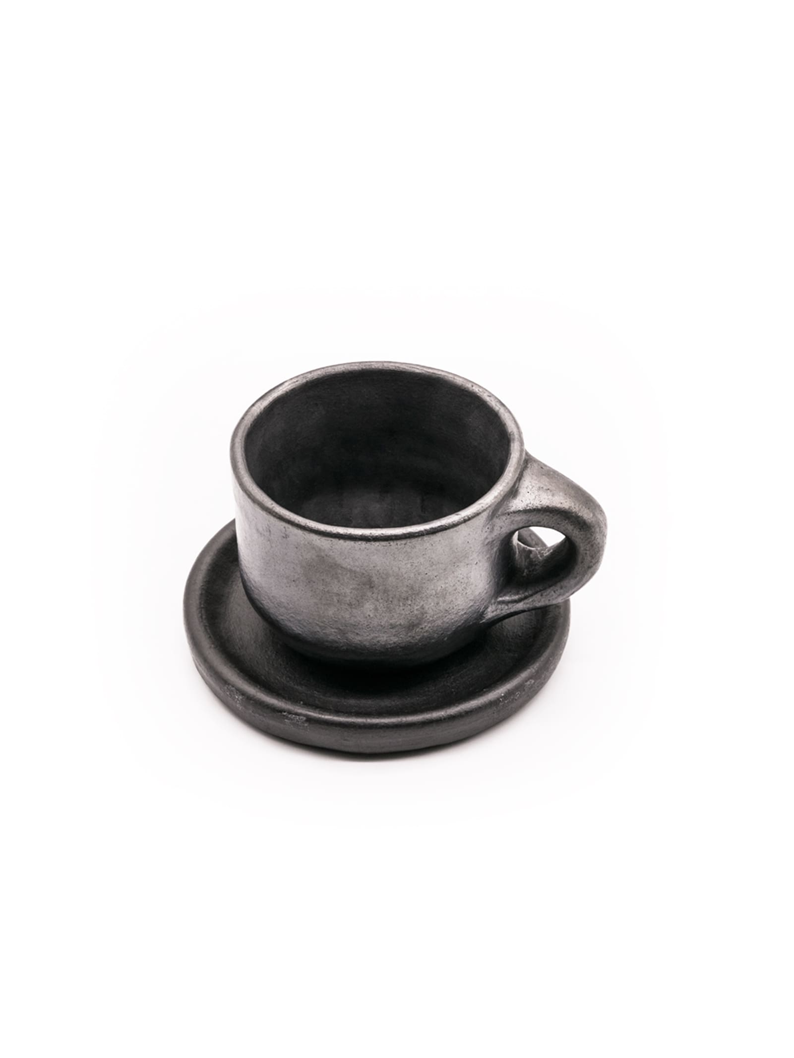 Black Clay Coffee Mug