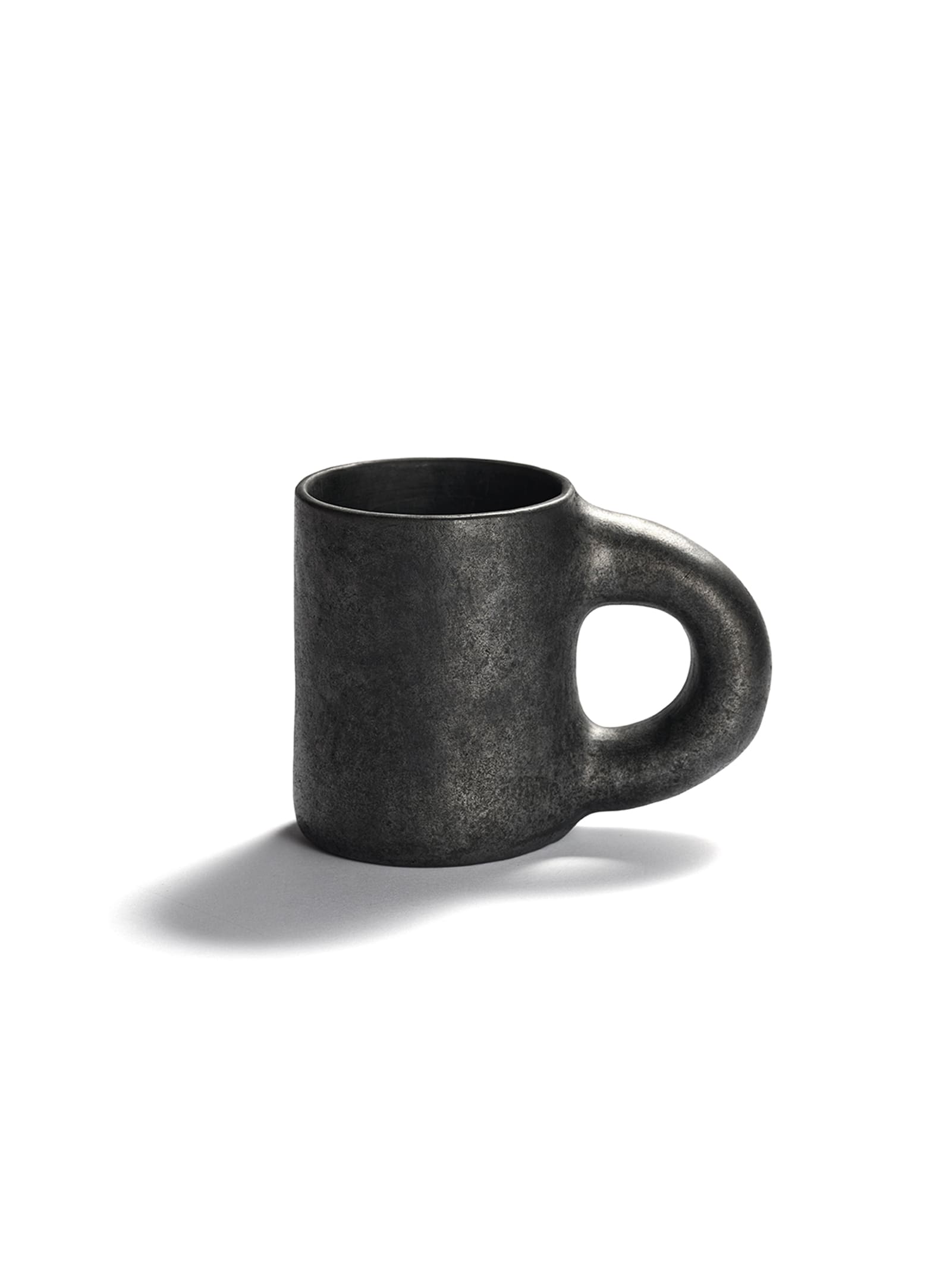 Black Clay Mug