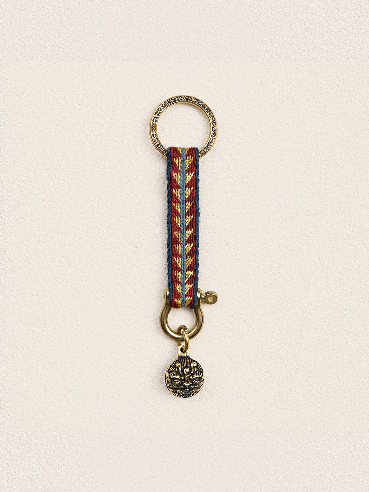 Tsoten Tiger Bell Tablet-Woven Keychains