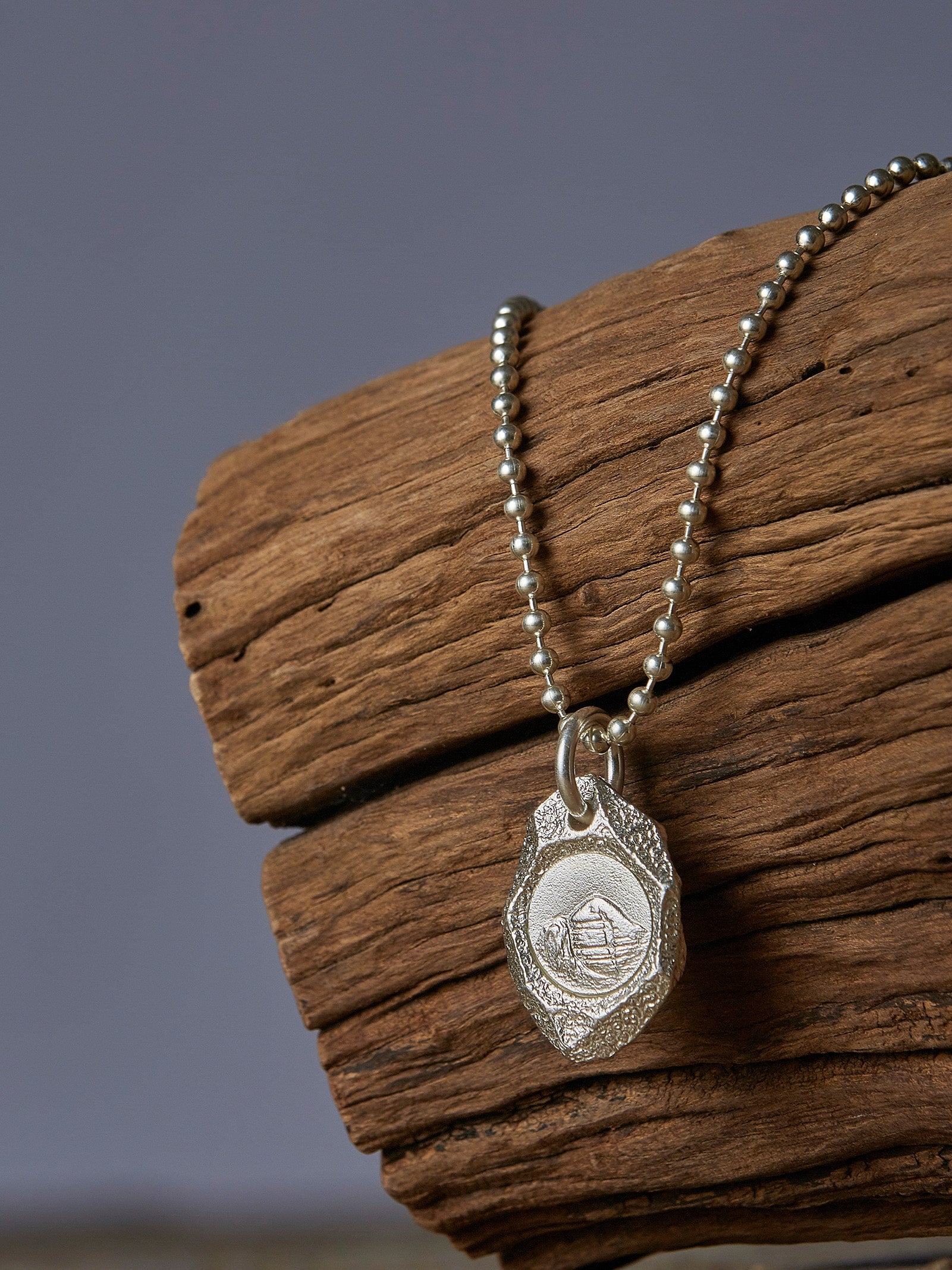 Mount Kailash Necklace--Silver