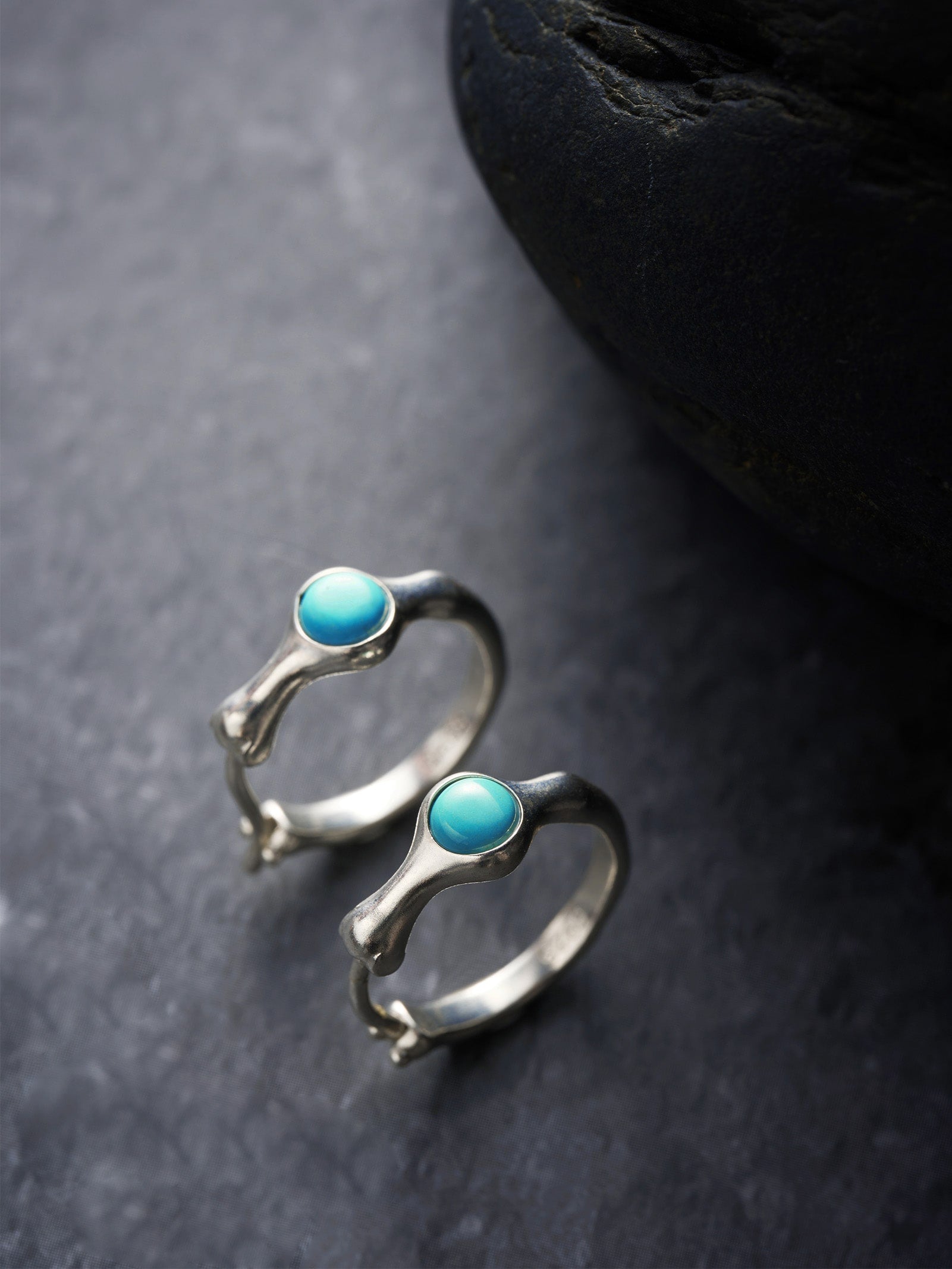 Embellish the Barren Earth Turquoise Earrings