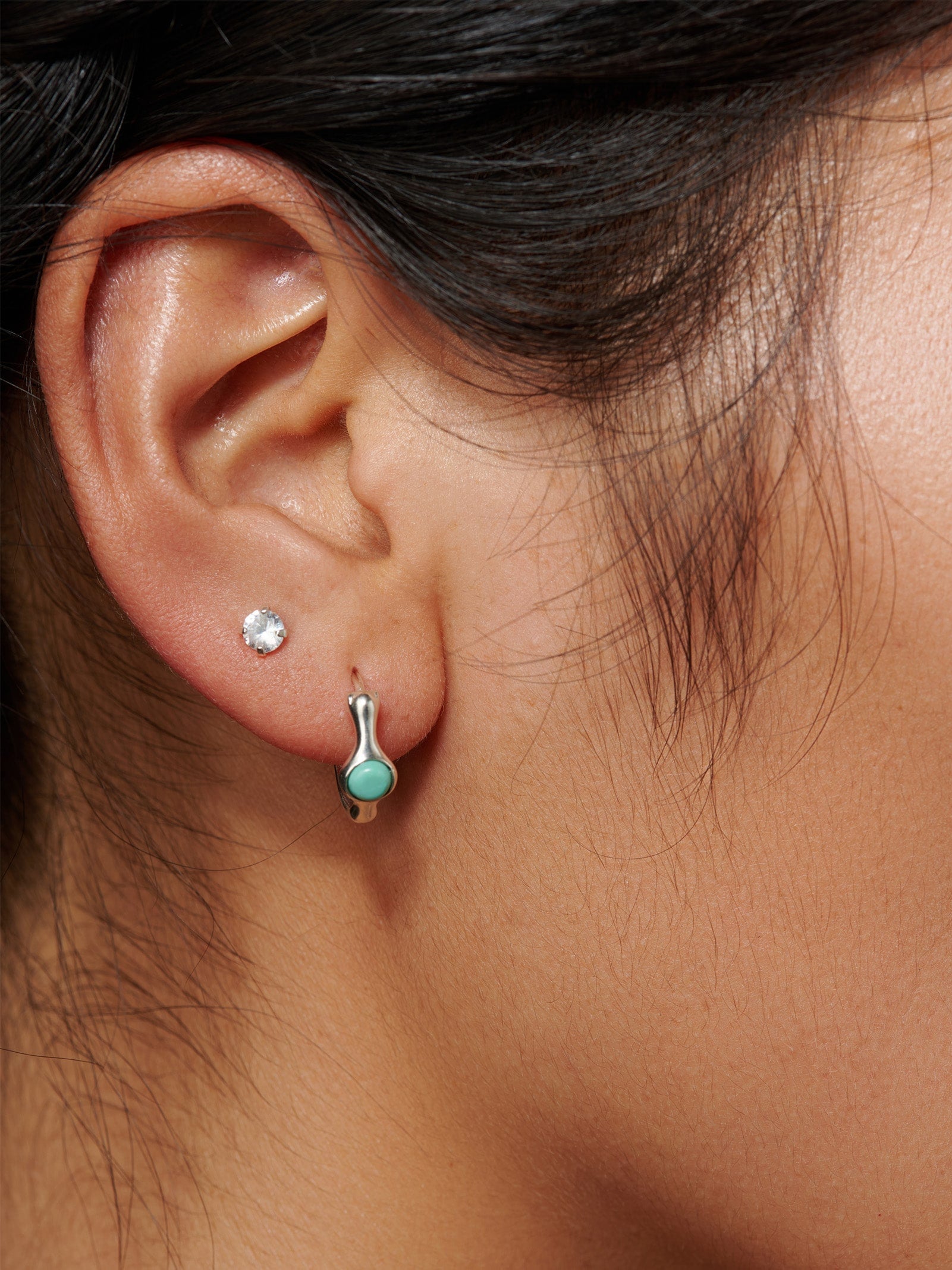 Embellish the Barren Earth Turquoise Earrings