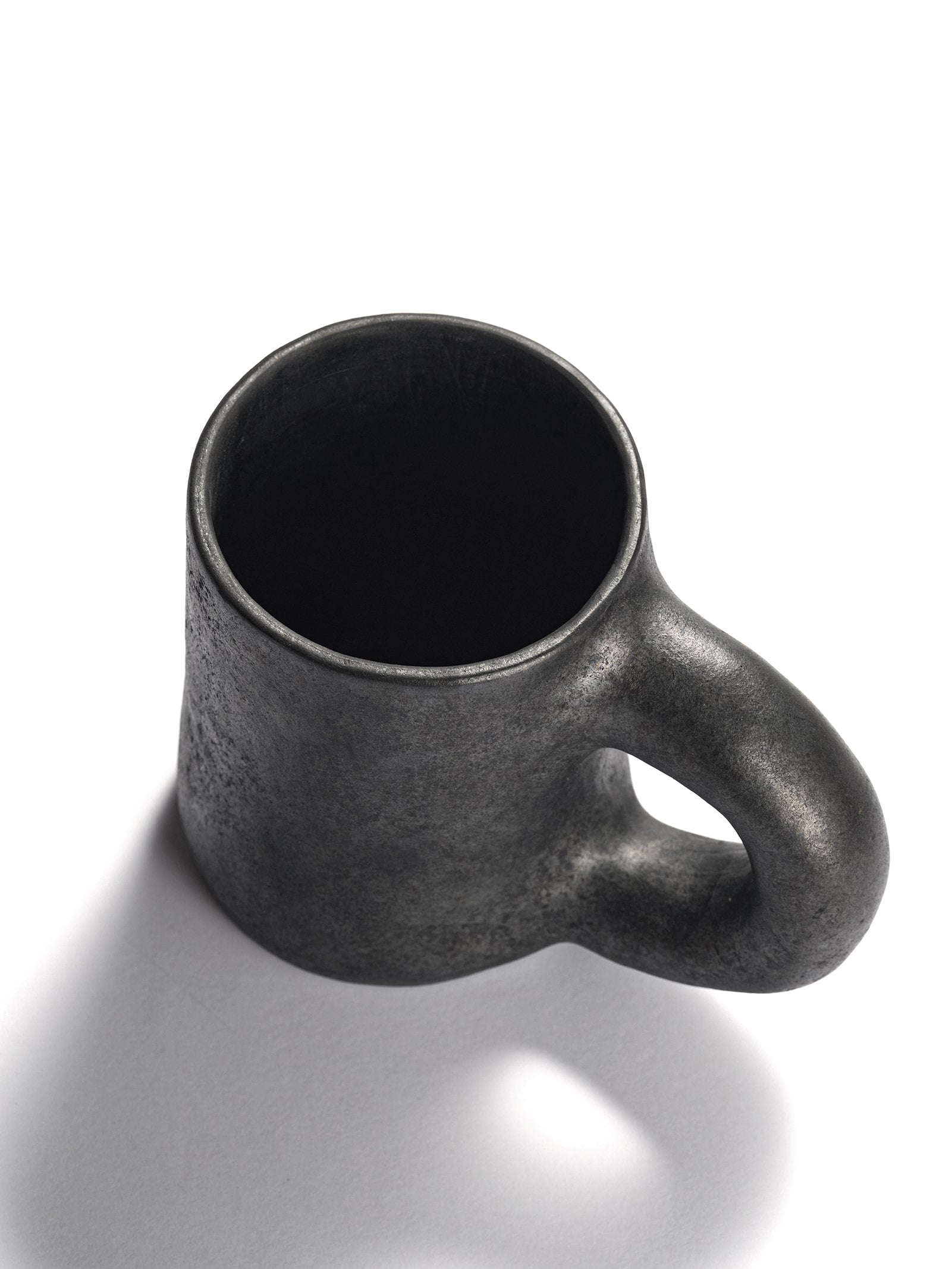 Black Clay Mug