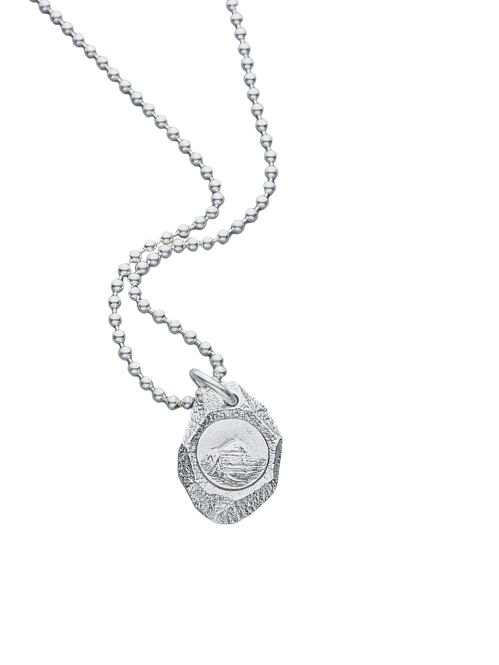 Mount Kailash Necklace--Silver