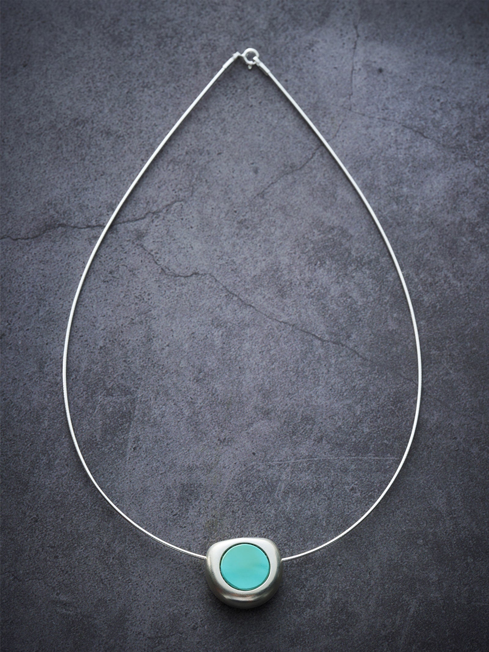 Round Turquoise Necklace